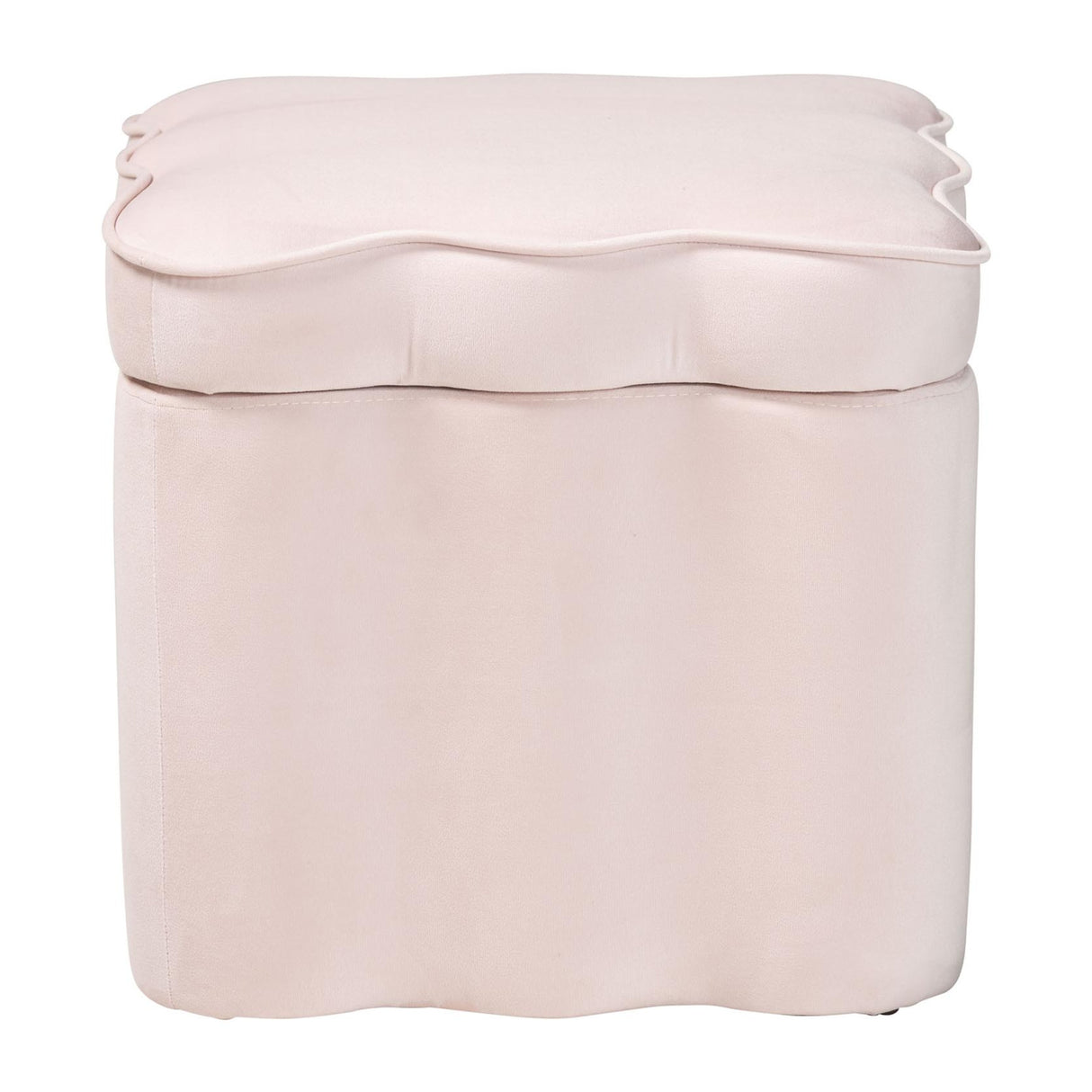 Modern European furniture - Scalloped Storage Ottoman - www.oroa.com | Oroa.com
