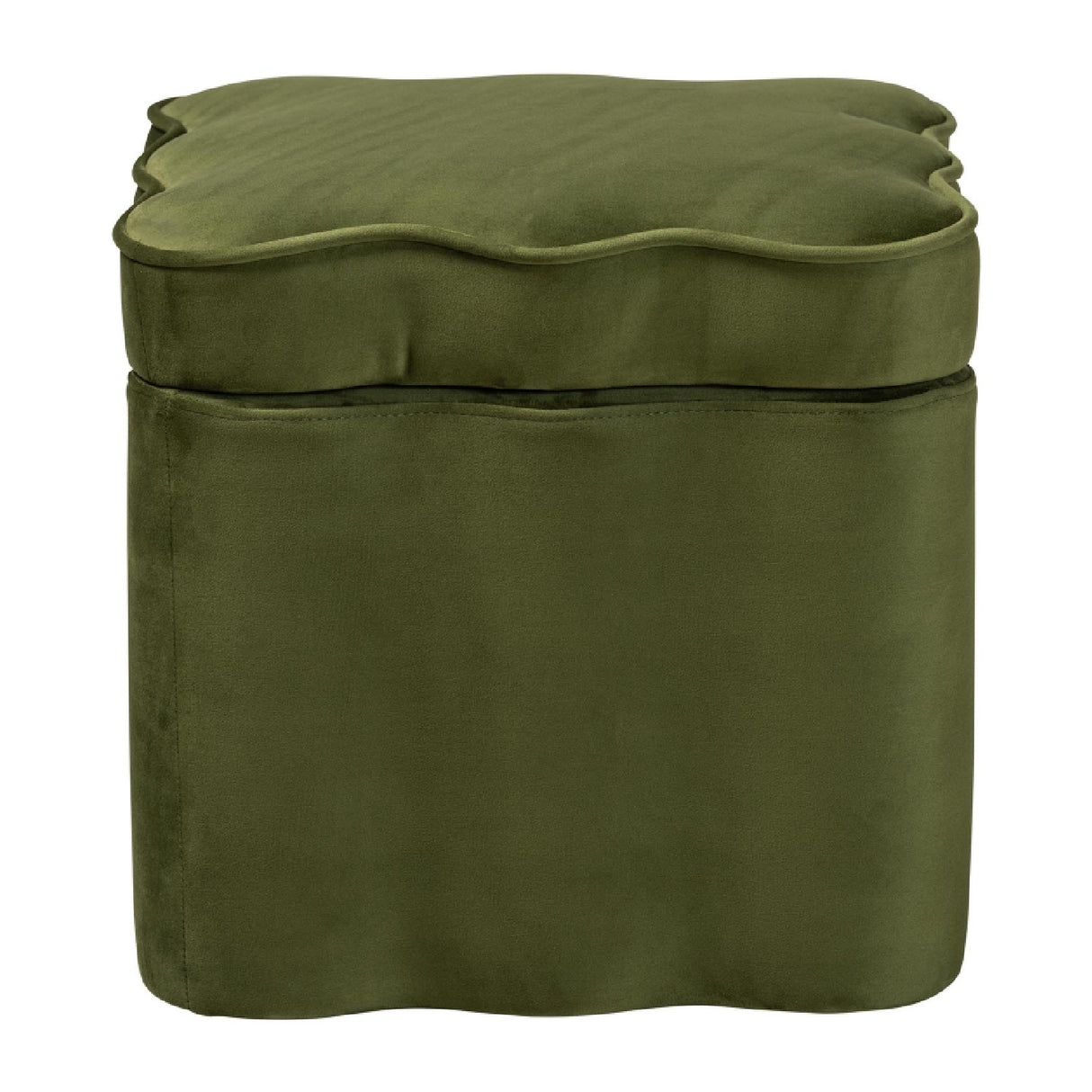 Modern European furniture - Scalloped Storage Ottoman - www.oroa.com | Oroa.com