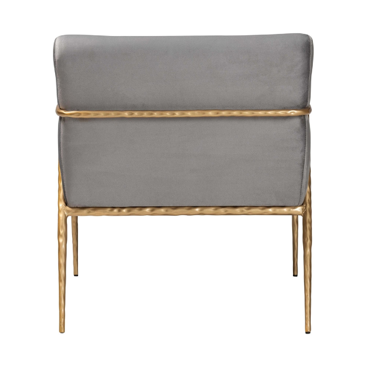 Modern European furniture - Gray Velvet Lounge Chair - www.oroa.com | Oroa.com