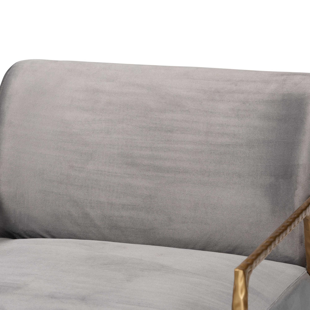 Modern European furniture - Gray Velvet Lounge Chair - www.oroa.com | Oroa.com