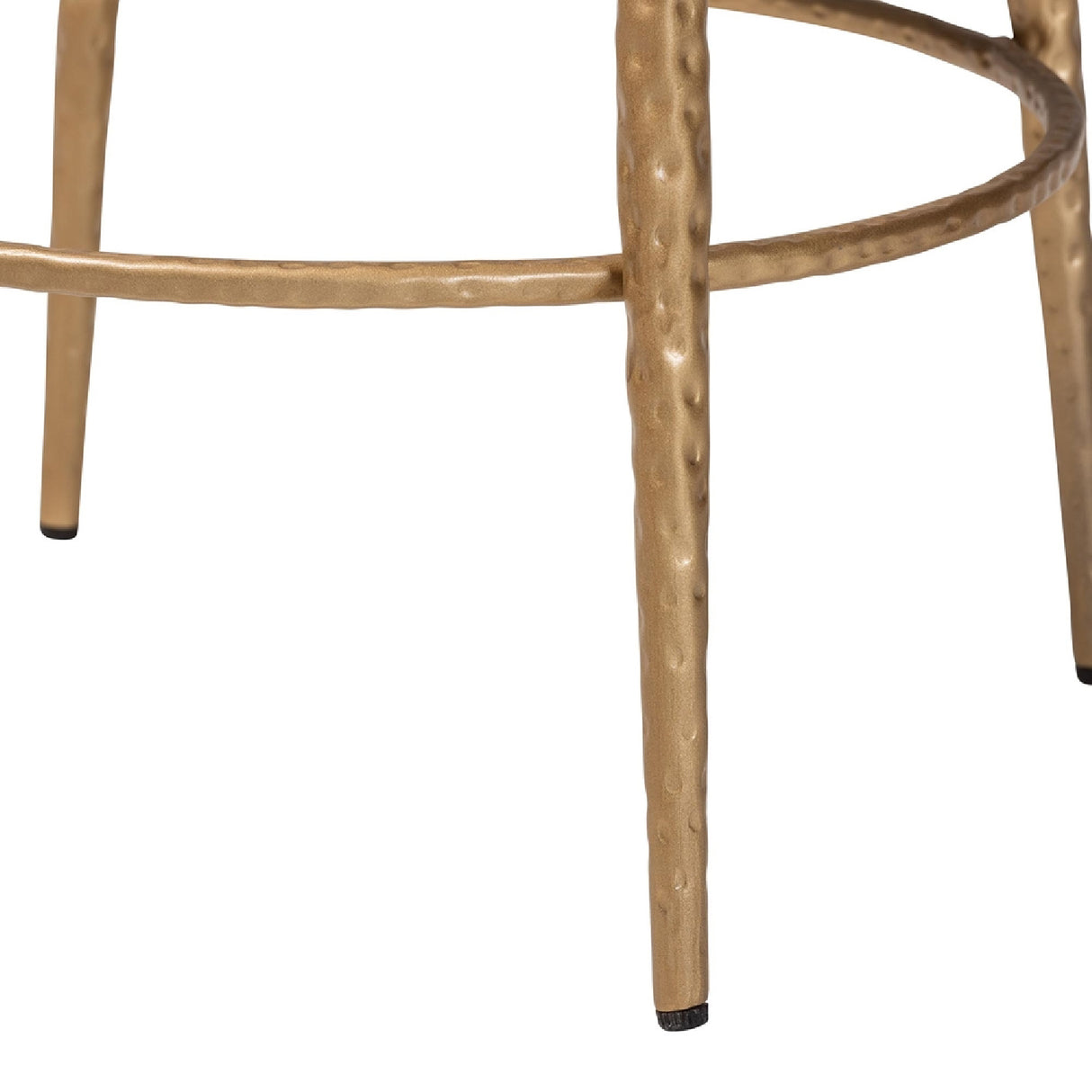 Modern European furniture - Hand-forged Metal Padded Counter Stool - www.oroa.com | Oroa.com