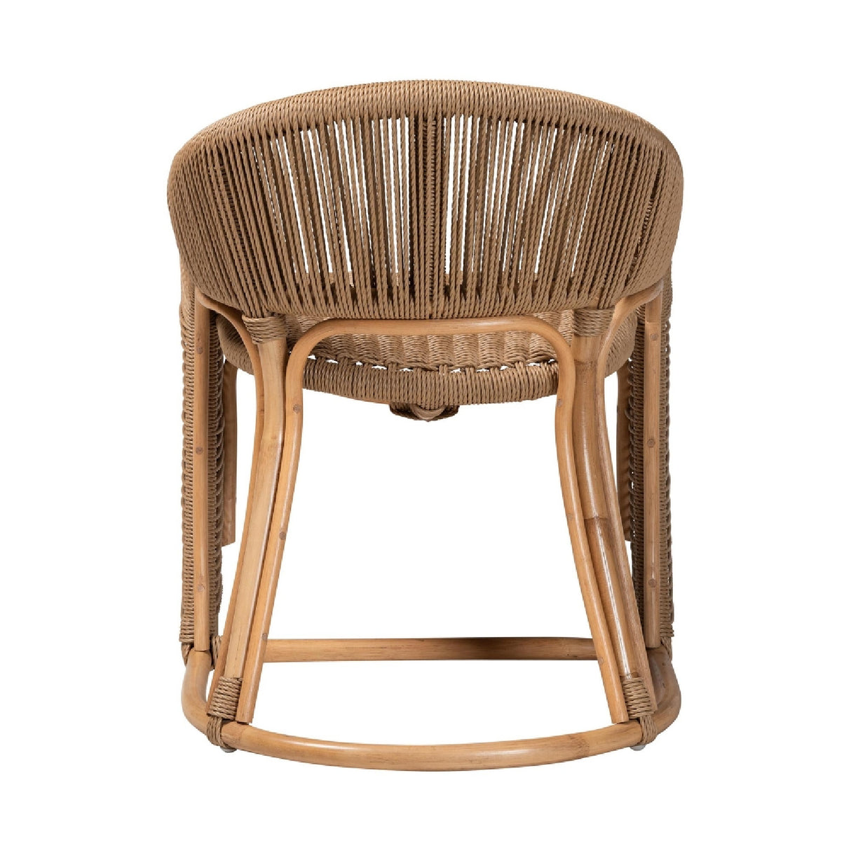 Modern European furniture - Rattan Indoor/Outdoor Barrel-Back Accent Chair - www.oroa.com | Oroa.com