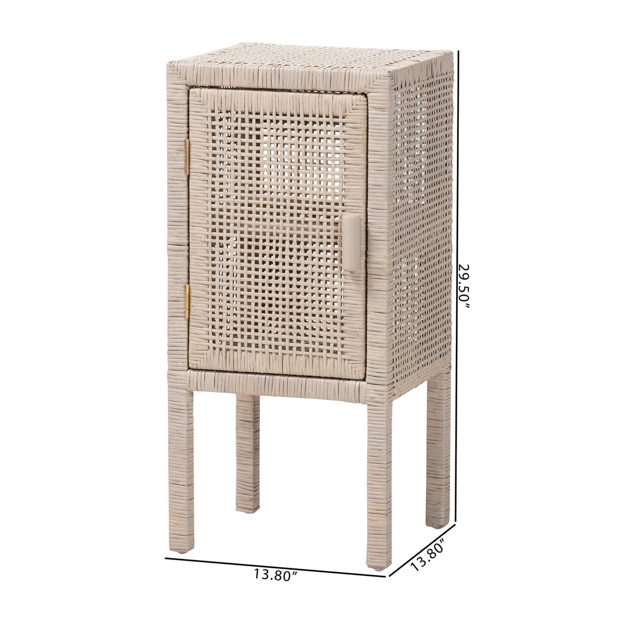 Modern European furniture - Handwoven Rattan Bedside Table - www.oroa.com | Oroa.com