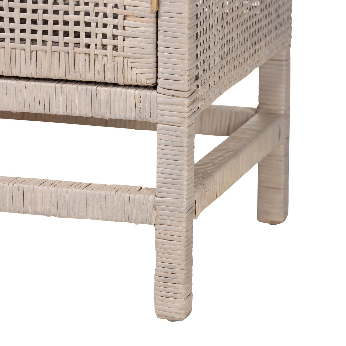 Modern European furniture - Gray Rattan 3-Drawer Cabinet - www.oroa.com | Oroa.com