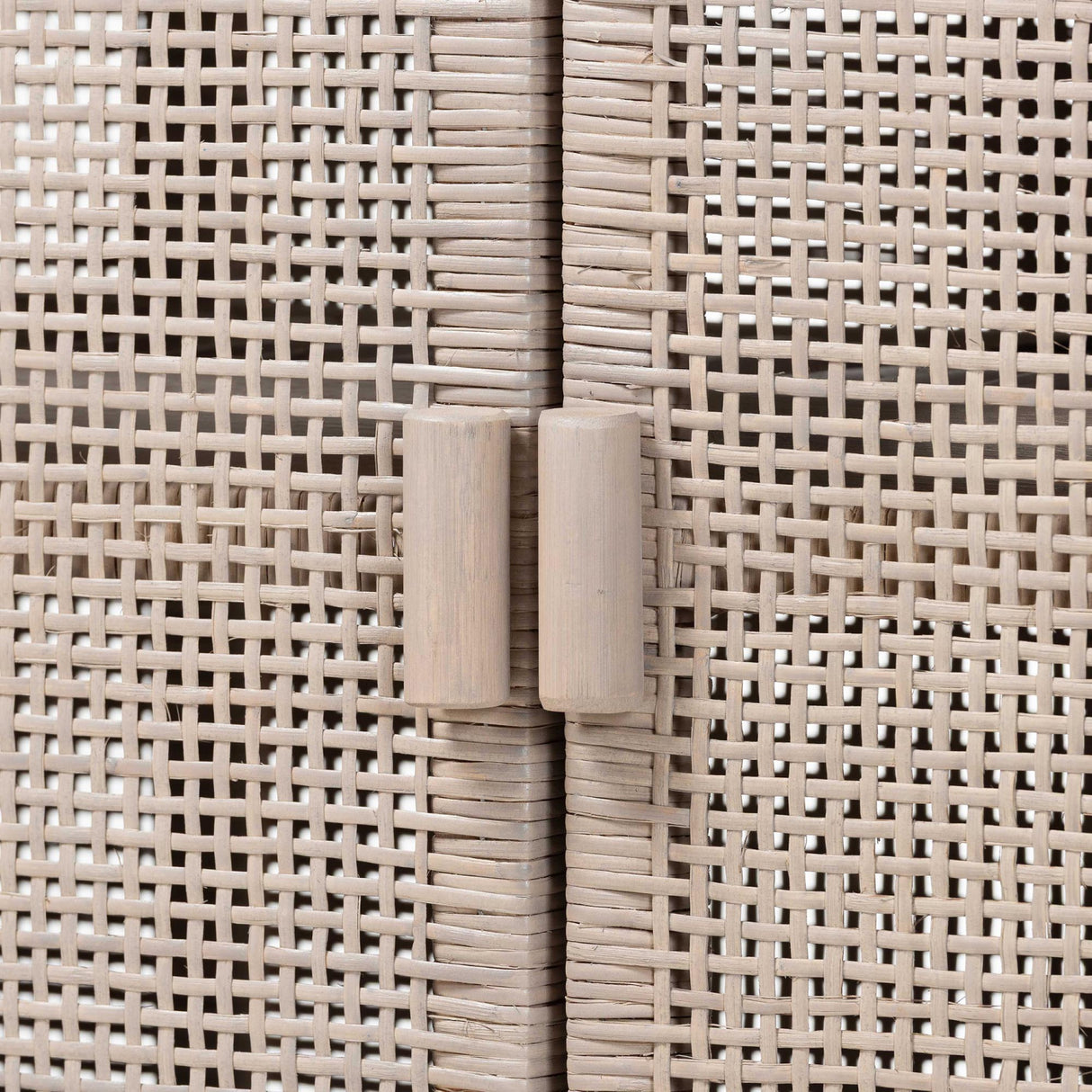 Modern European furniture - Vivan Natural Rattan Storage Cabinet - 2-Tier Handwovena - www.oroa.com | Oroa.com