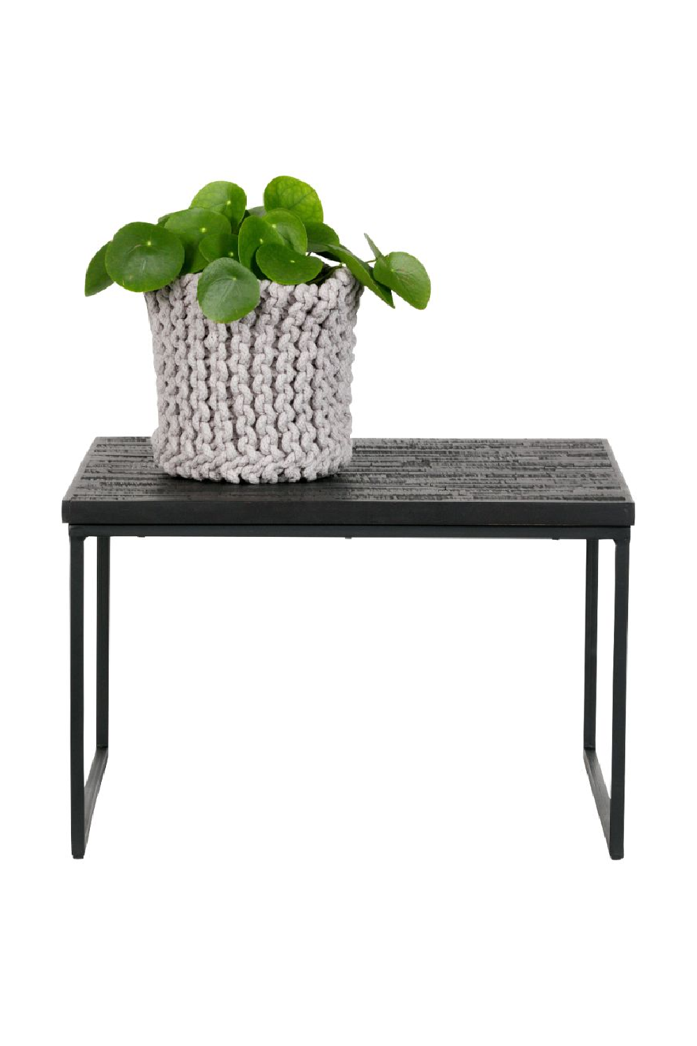 Black Wooden Square Side Table | BePureHome Sharing