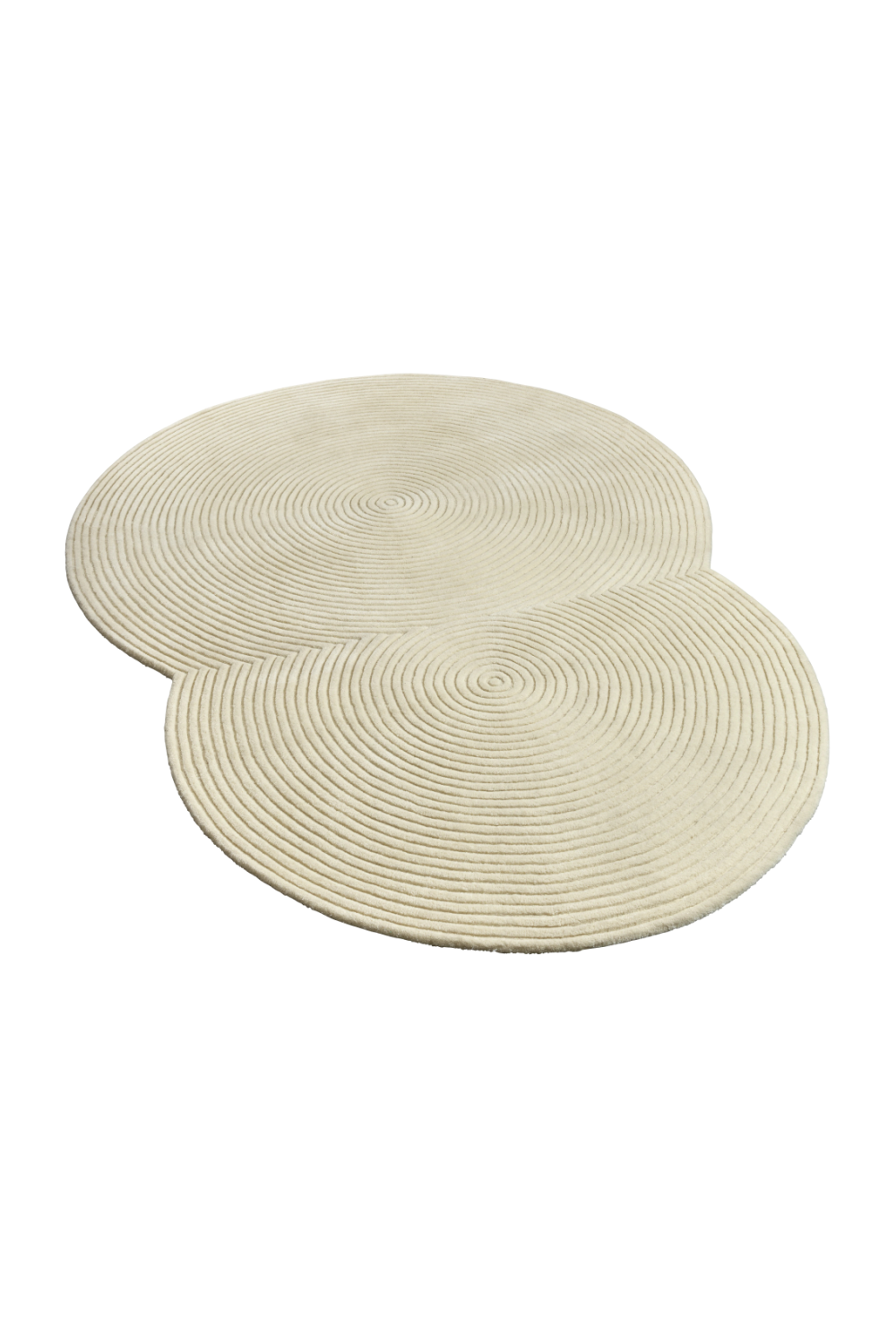 Rounded Textured Wool Rug | Bolia Zen | Oroa.com