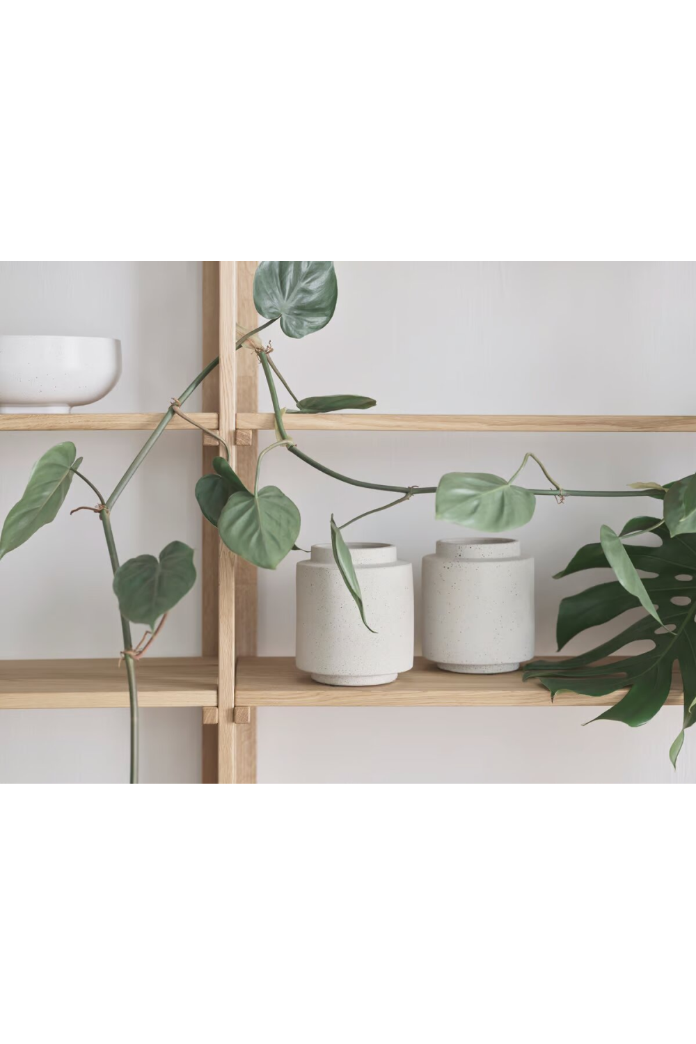 Gray Textured Flowerpot | Bolia Botanique | Oroa.com