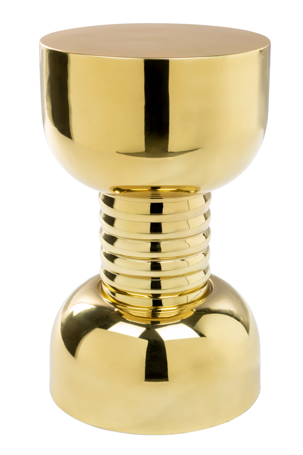 Metallic Accent Side Table | Bold Monkey Gonna Make You Sweat | OROA.com