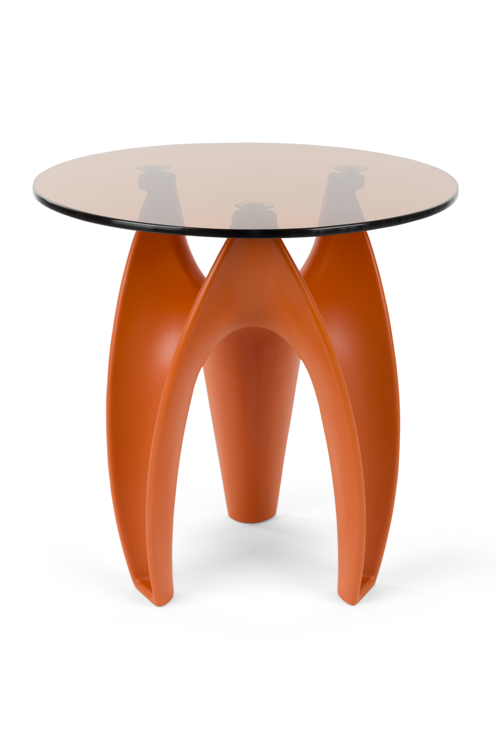 Orange Glass Side Table | Bold Monkey Hactua | OROA.com