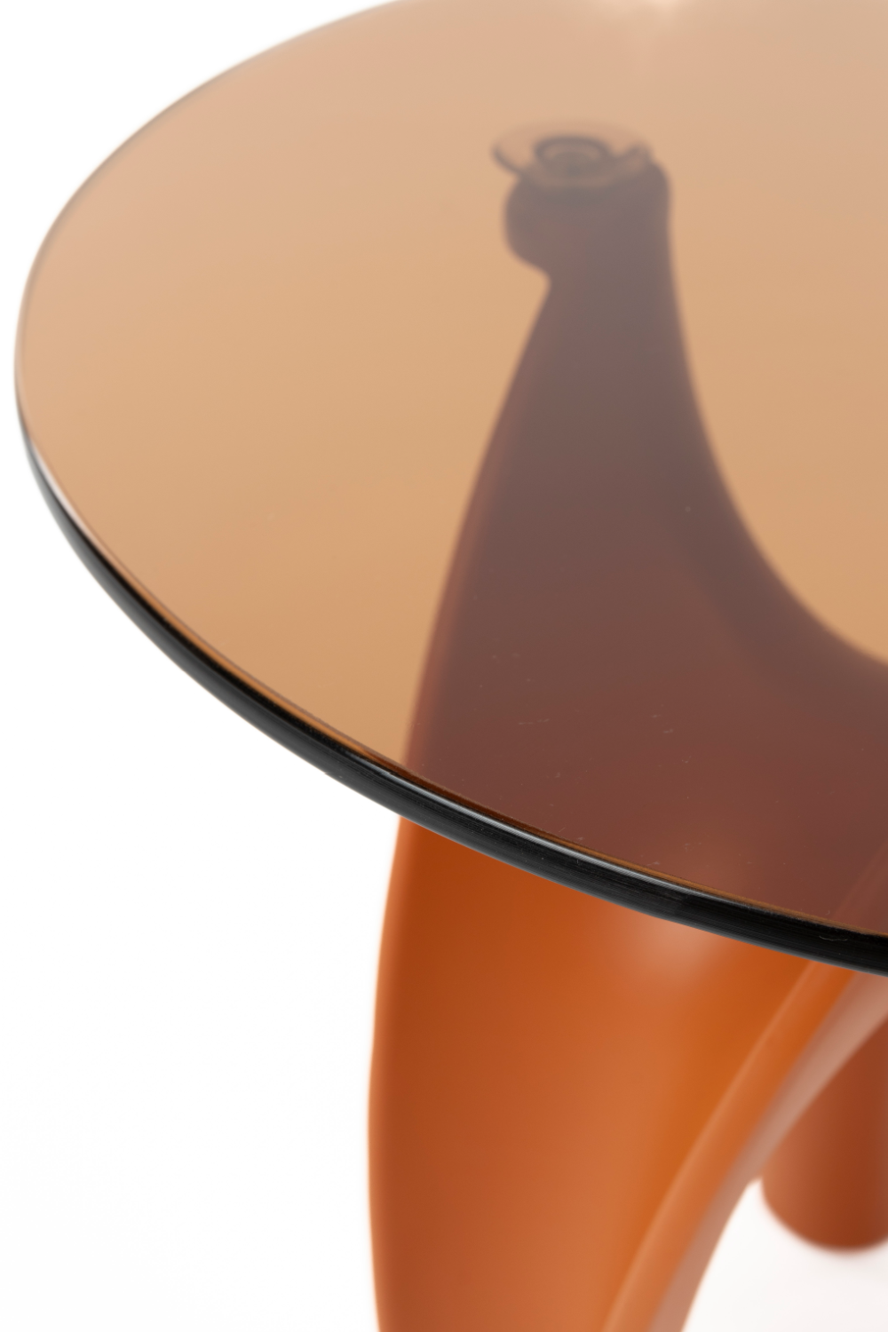 Orange Glass Side Table | Bold Monkey Hactua | OROA.com