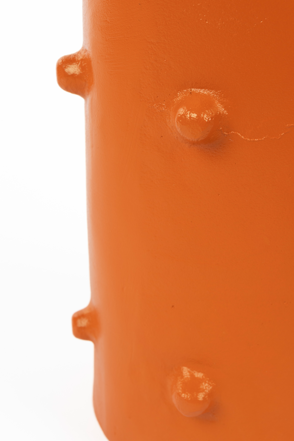 Orange Round Side Table | Bold Monkey Pinch Me | OROA.com