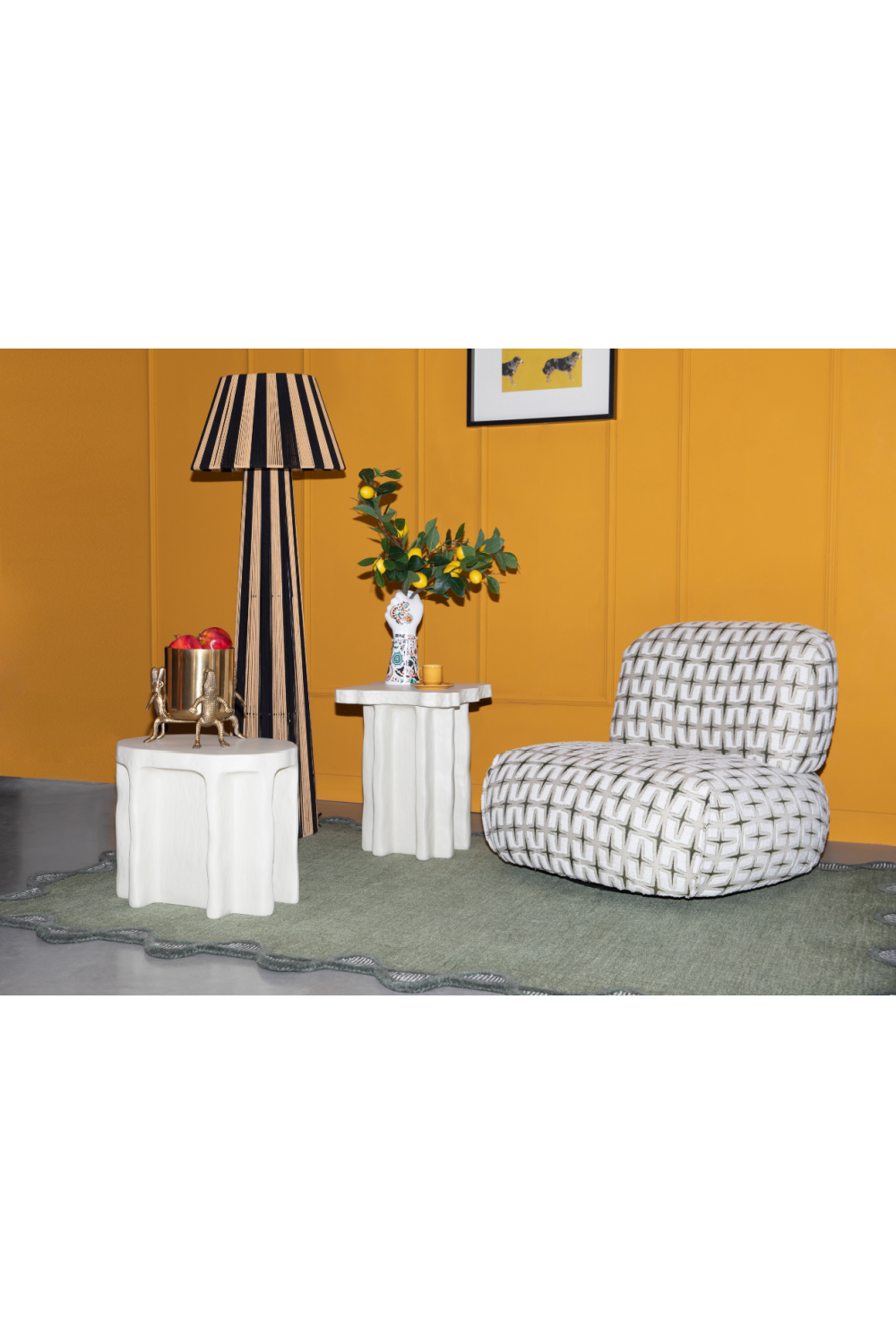 Cord Stripes Floor Lamp | Bold Monkey Stripe It Up | Oroa.com