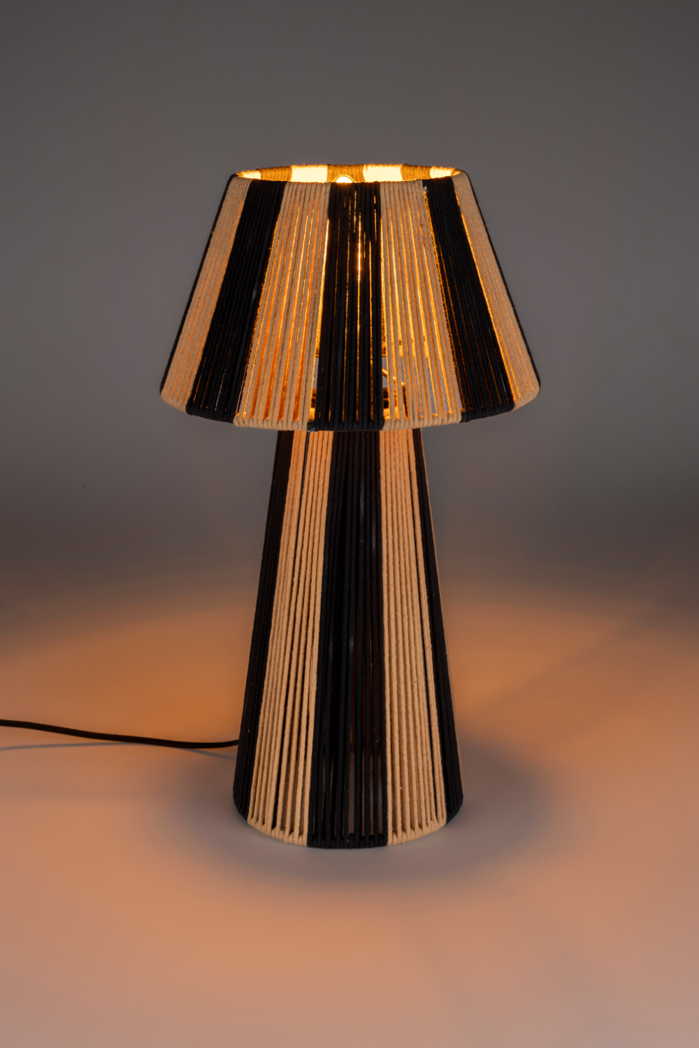 Cord Stripes Table Lamp | Bold Monkey Stripe It Up | Oroa.com