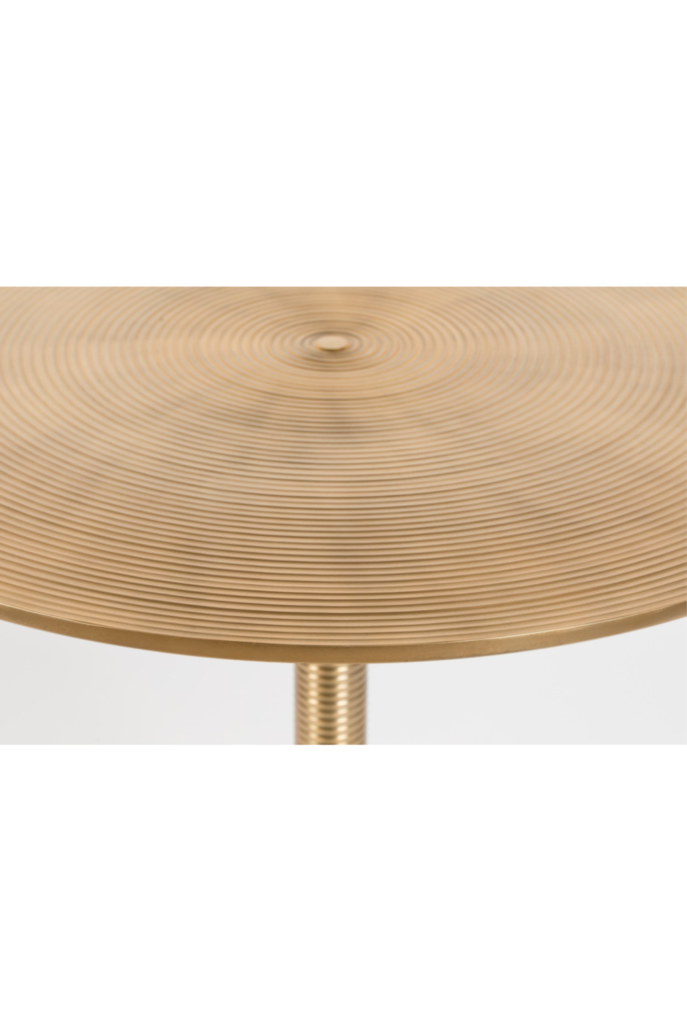 Gold Round Dining Table | Bold Monkey Hypnotising | OROA.com