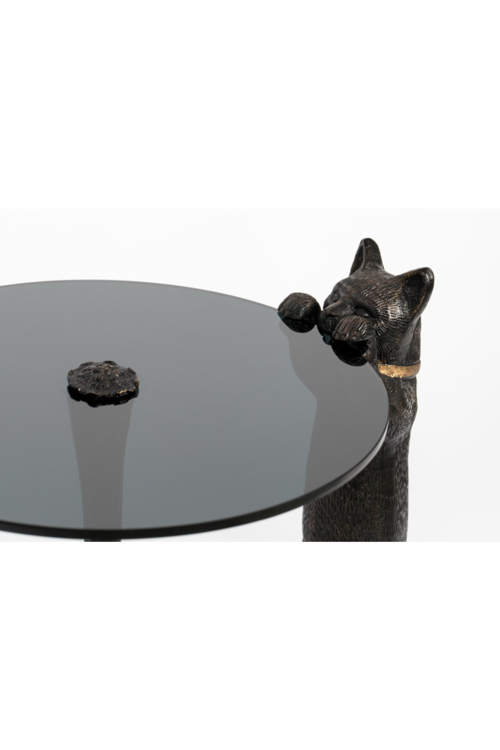 Black Panther Side Table | Bold Monkey No Girlfriend No Problem | OROA.com