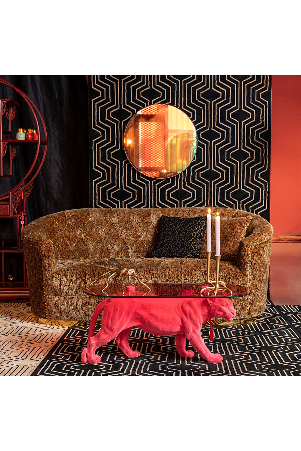 Panther Sculpture Coffee Table | Bold Monkey Dope As Hell | OROA.com