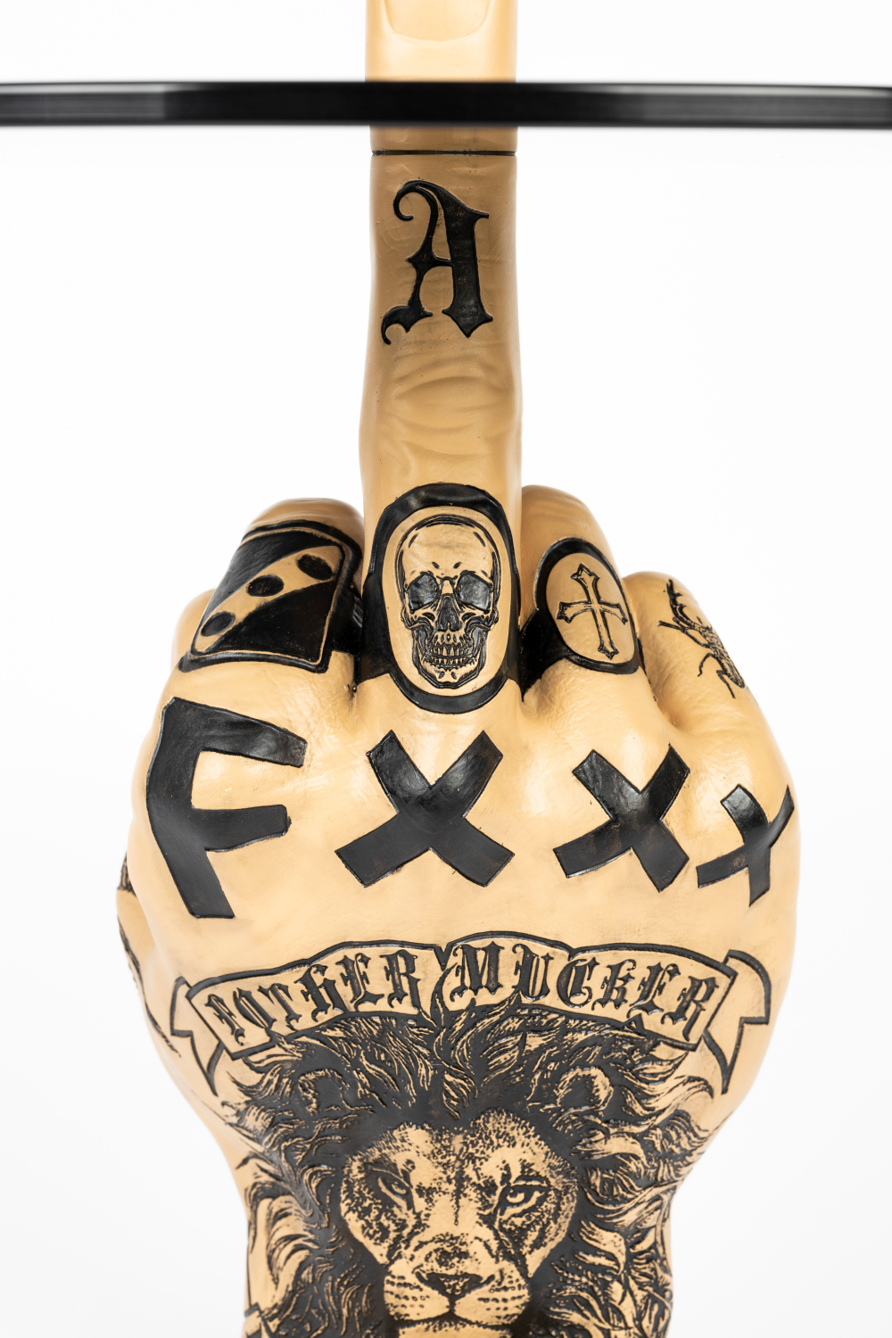 Retro Art Side Table | Bold Monkey Fother Mucker | OROA.com