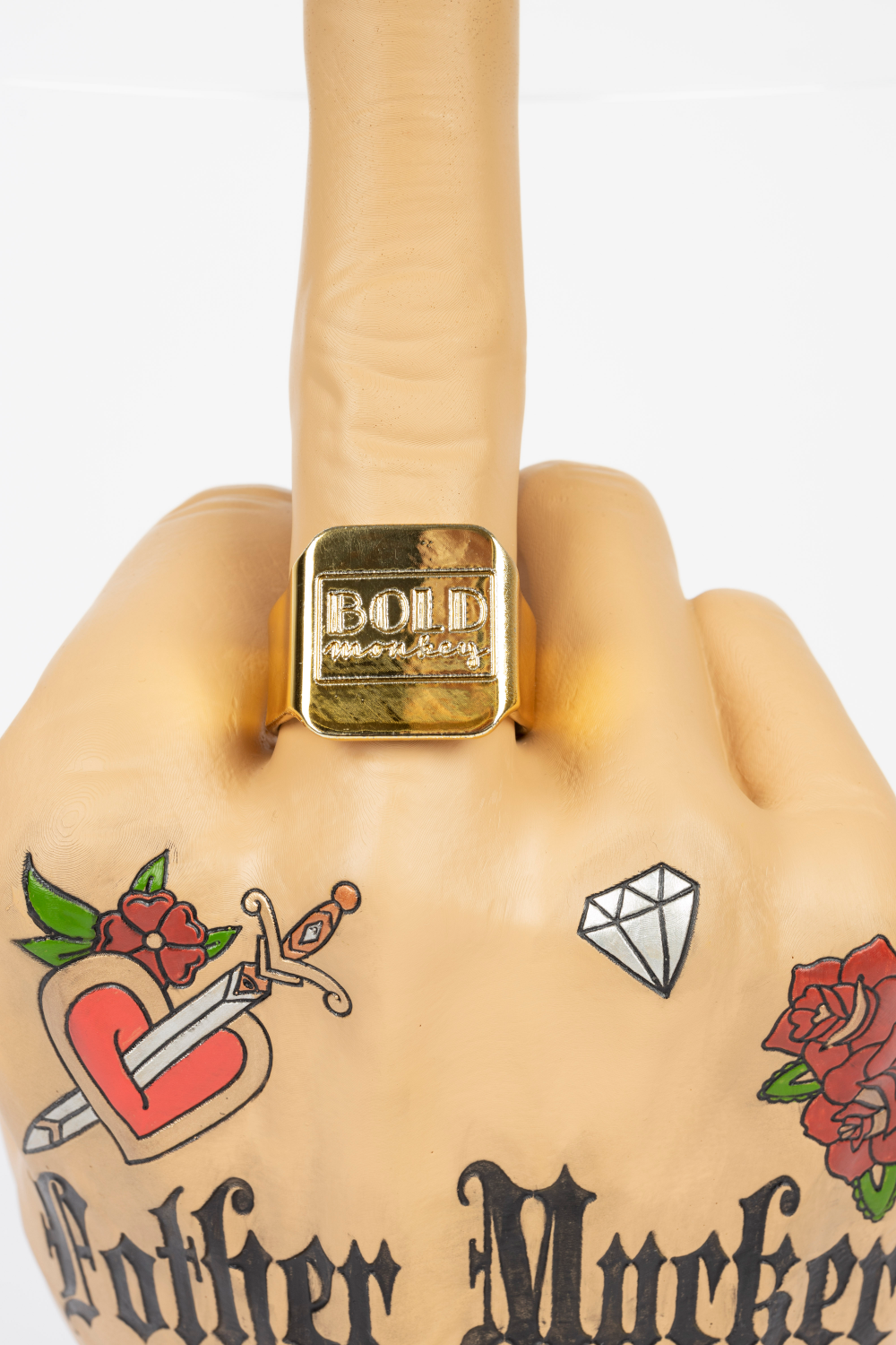 Retro Art Side Table | Bold Monkey Fother Mucker | OROA.com