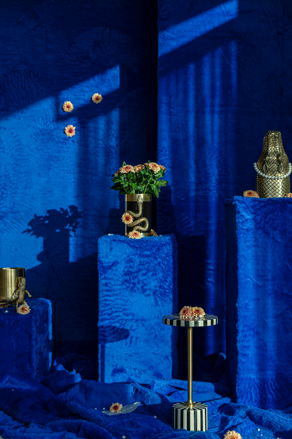 Modern Retro Side Table | Bold Monkey Strike Lucky | OROA.com