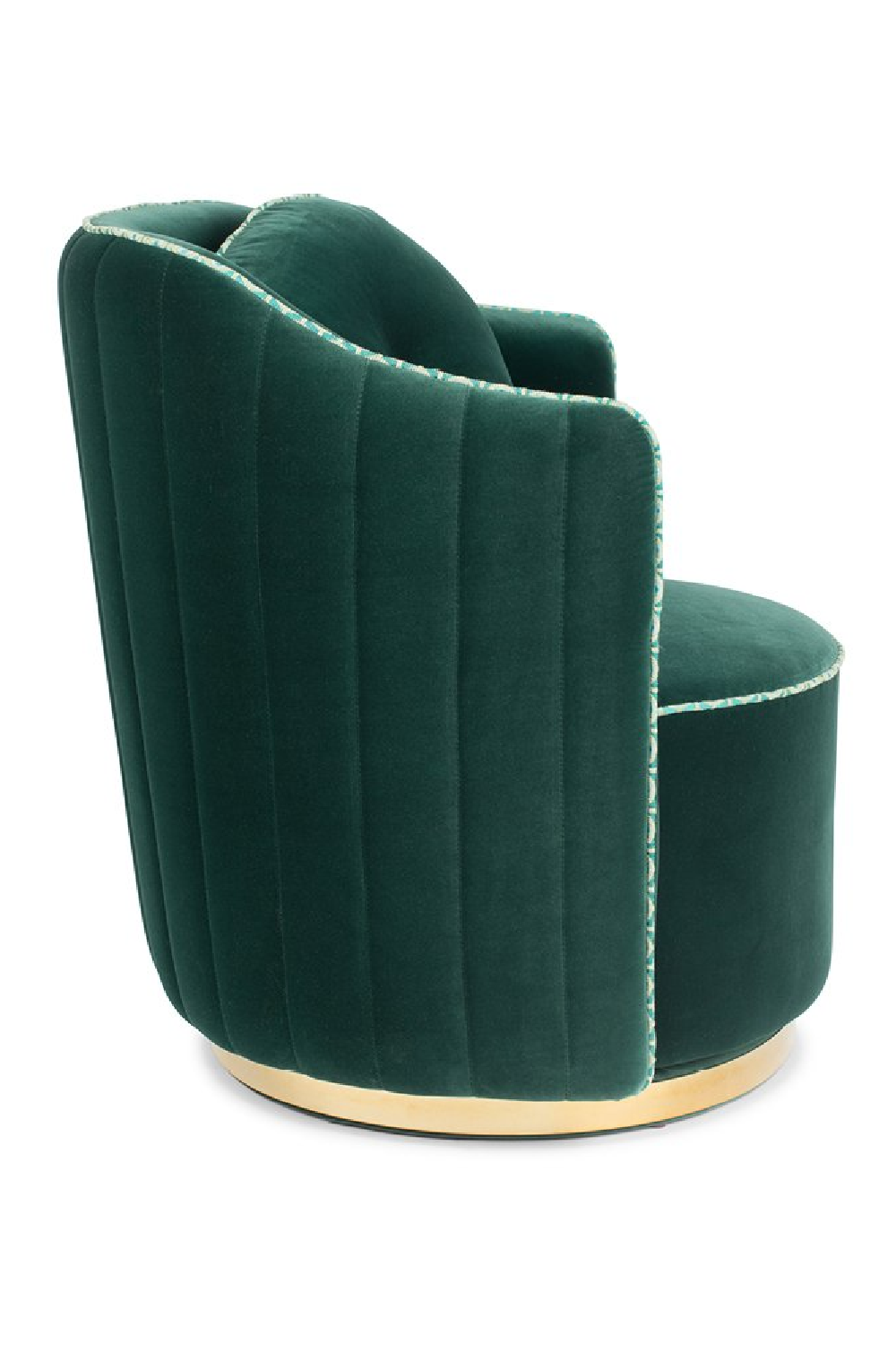 Velvet Swivel Lounge Chair | Oroa.com