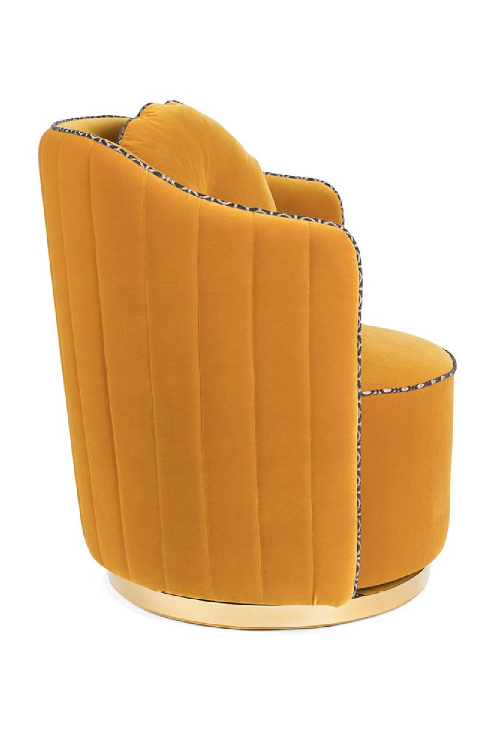 Velvet Swivel Lounge Chair | Oroa.com