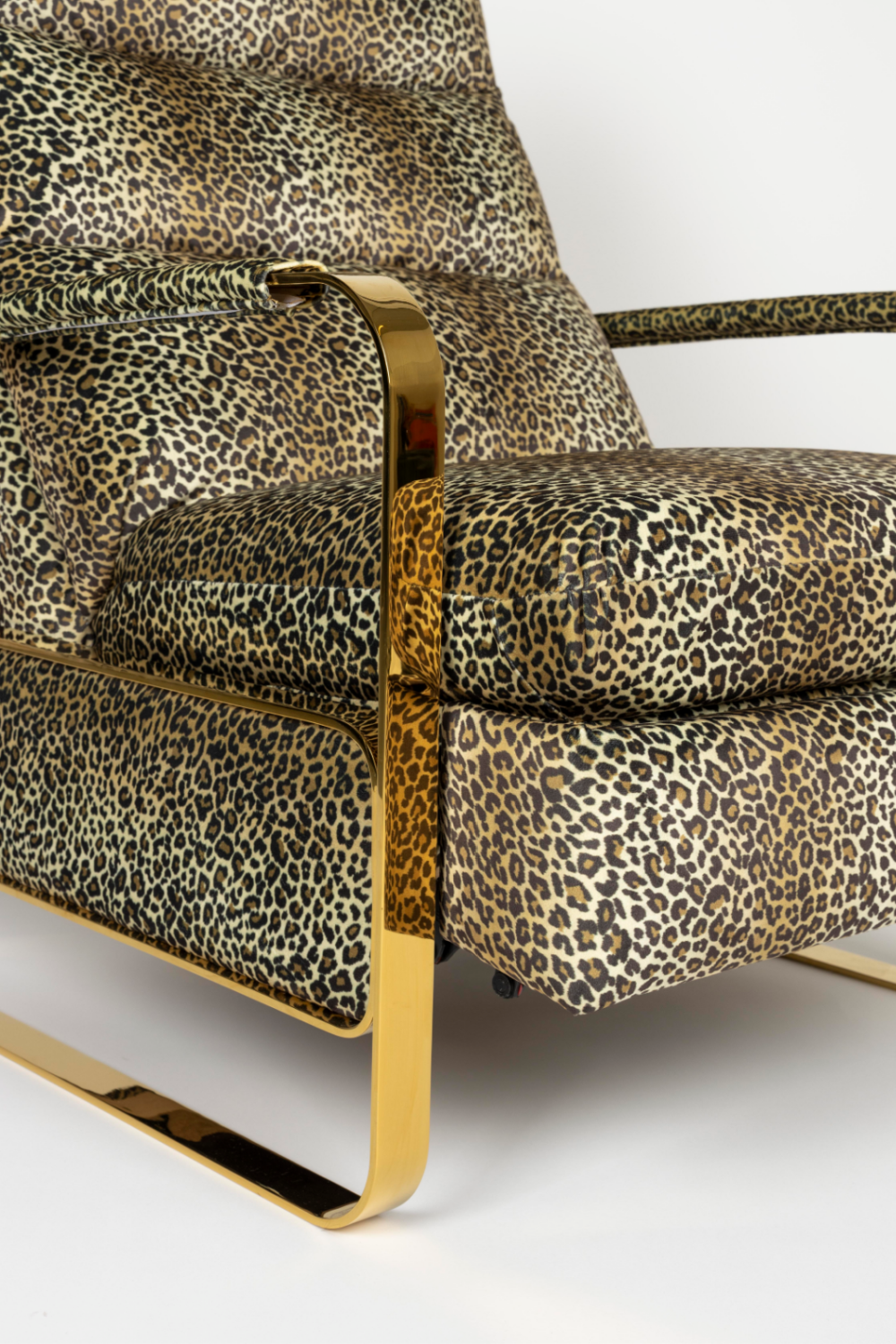 Panther Patterned Recliner Chair | Bold Monkey Relax Like Chandler | OROA.com