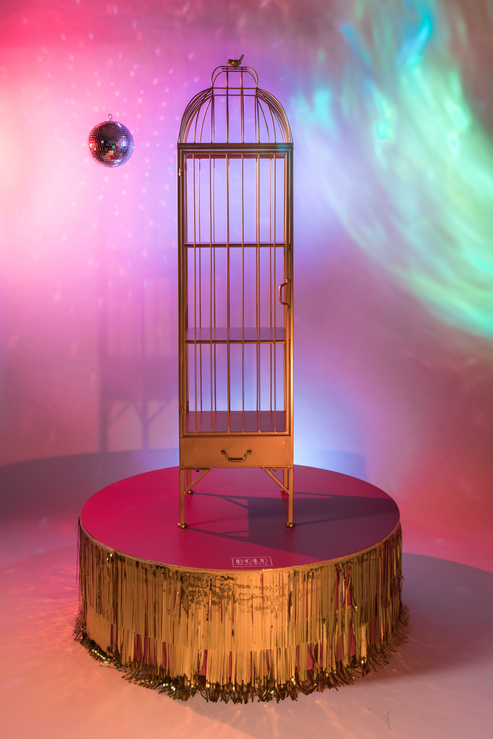 Art Deco Golden Cabinet | Bold Monkey Unlock Me | OROA.com