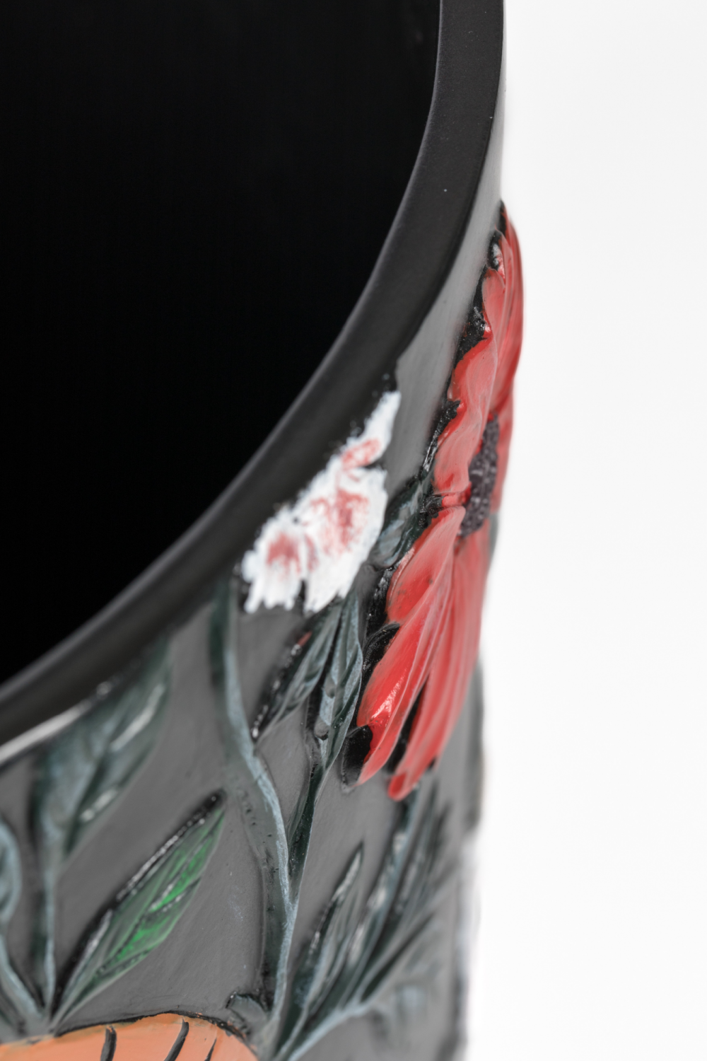 Handpainted Round Vase | Bold Monkey | OROA.com