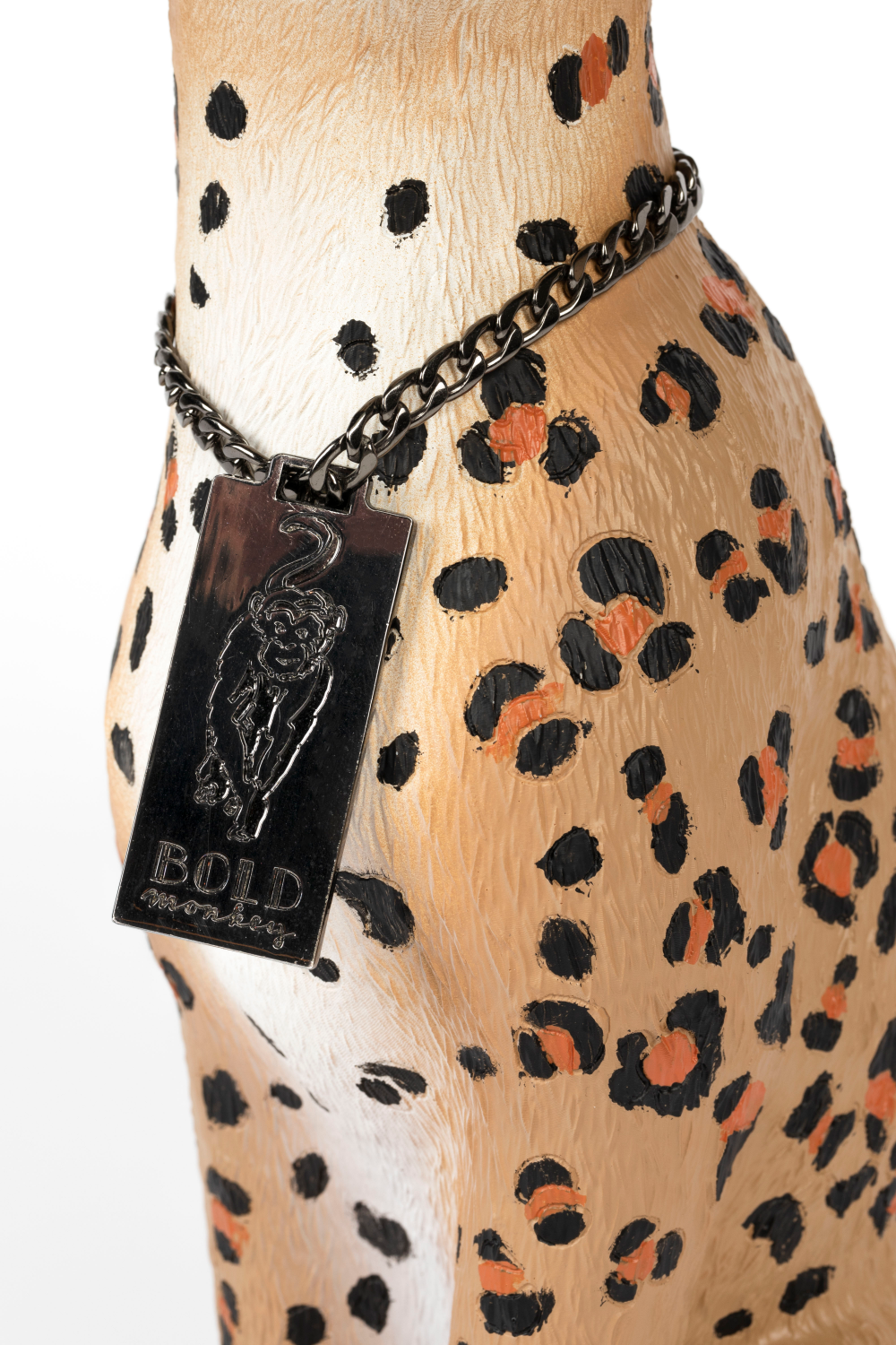 Art Deco Candle Holder | Bold Monkey Proudly Crowned Panther | OROA.com