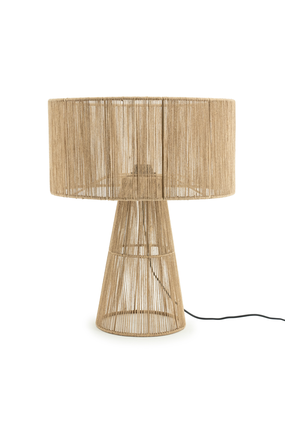 Jute Modern Table Lamp | By-Boo Oshu | OROA.com