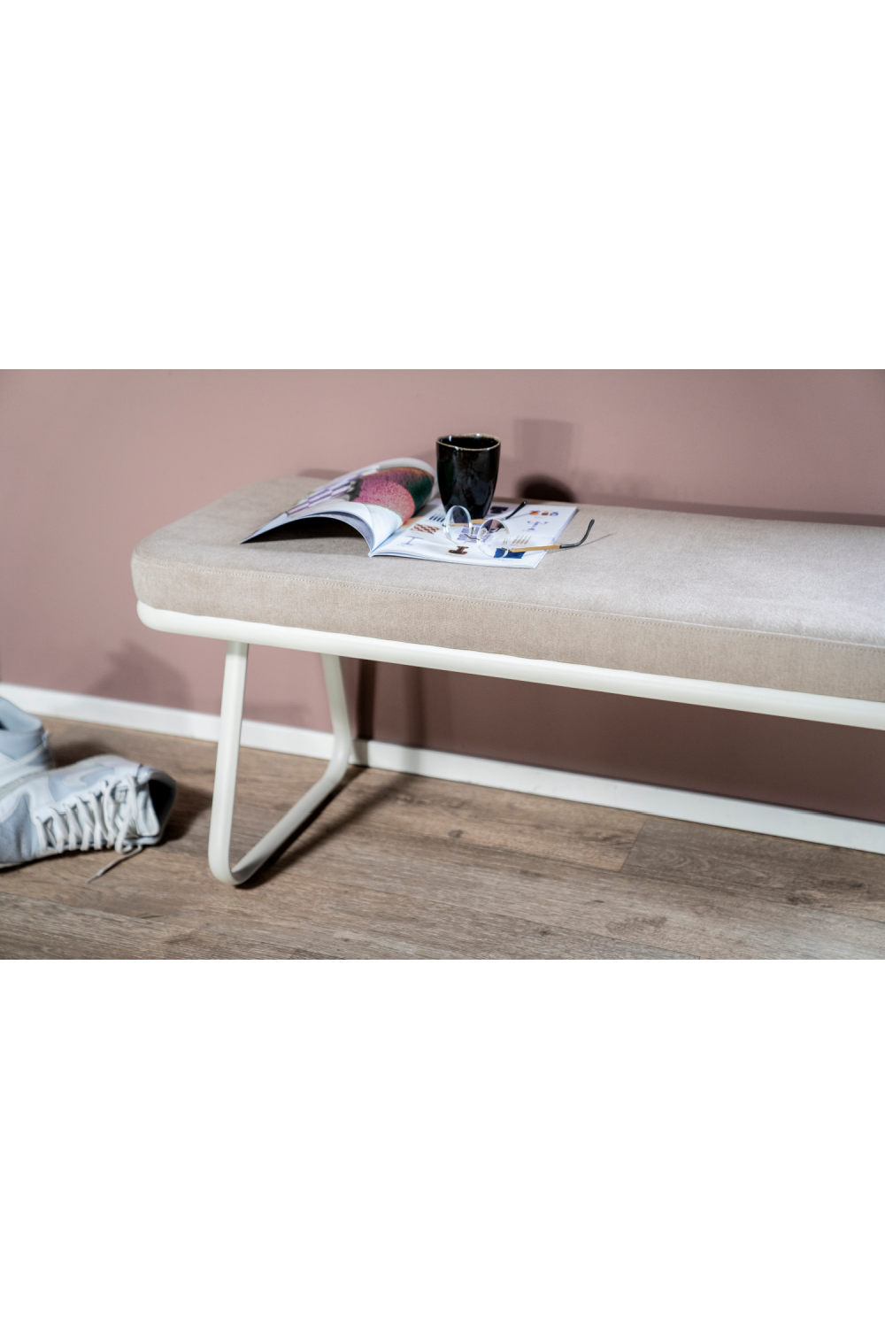 Cushioned Modern Bench | By-Boo Skola | OROA.com