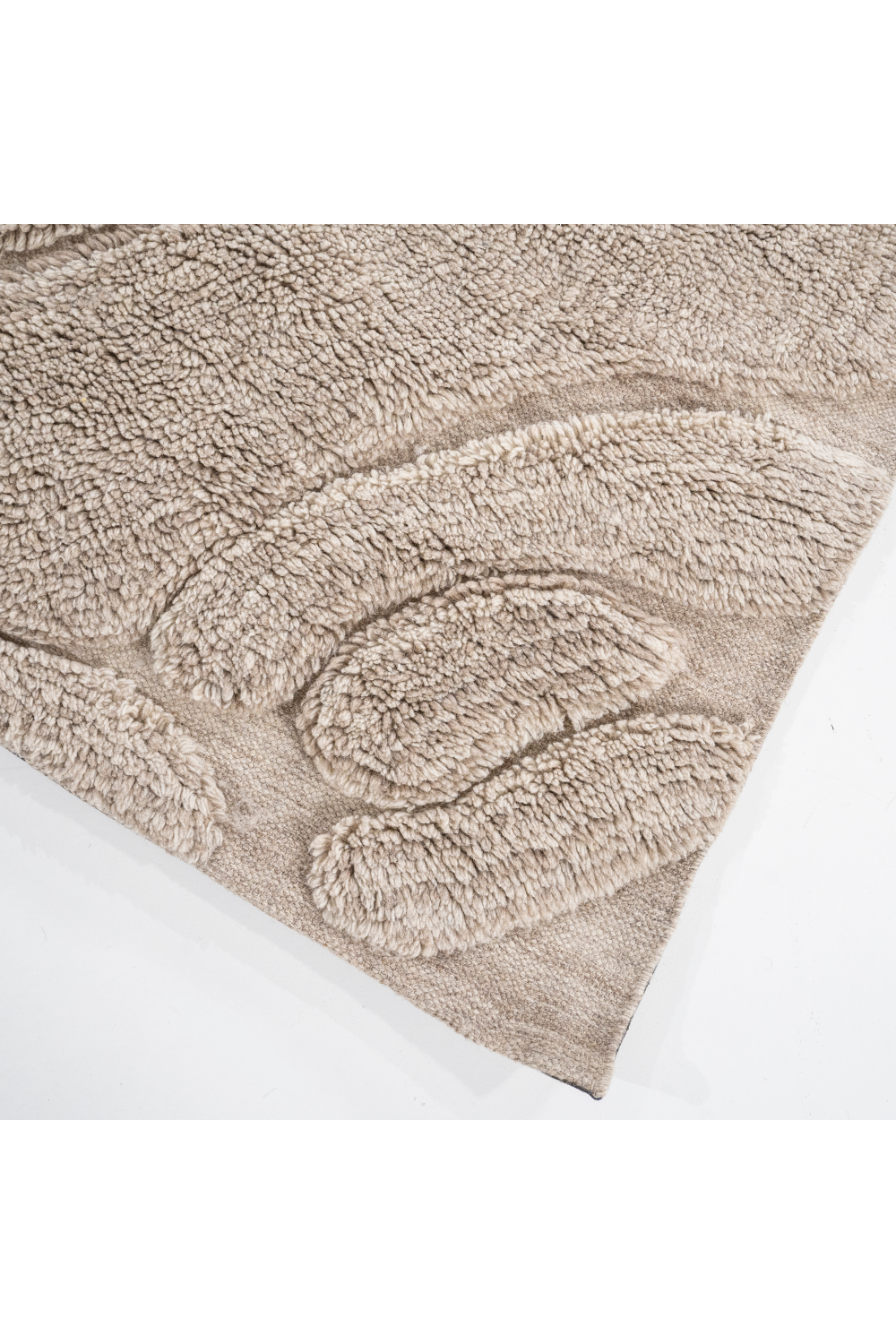 Taupe Wool Blend Carpet | By-Boo Kala | Oroa.com