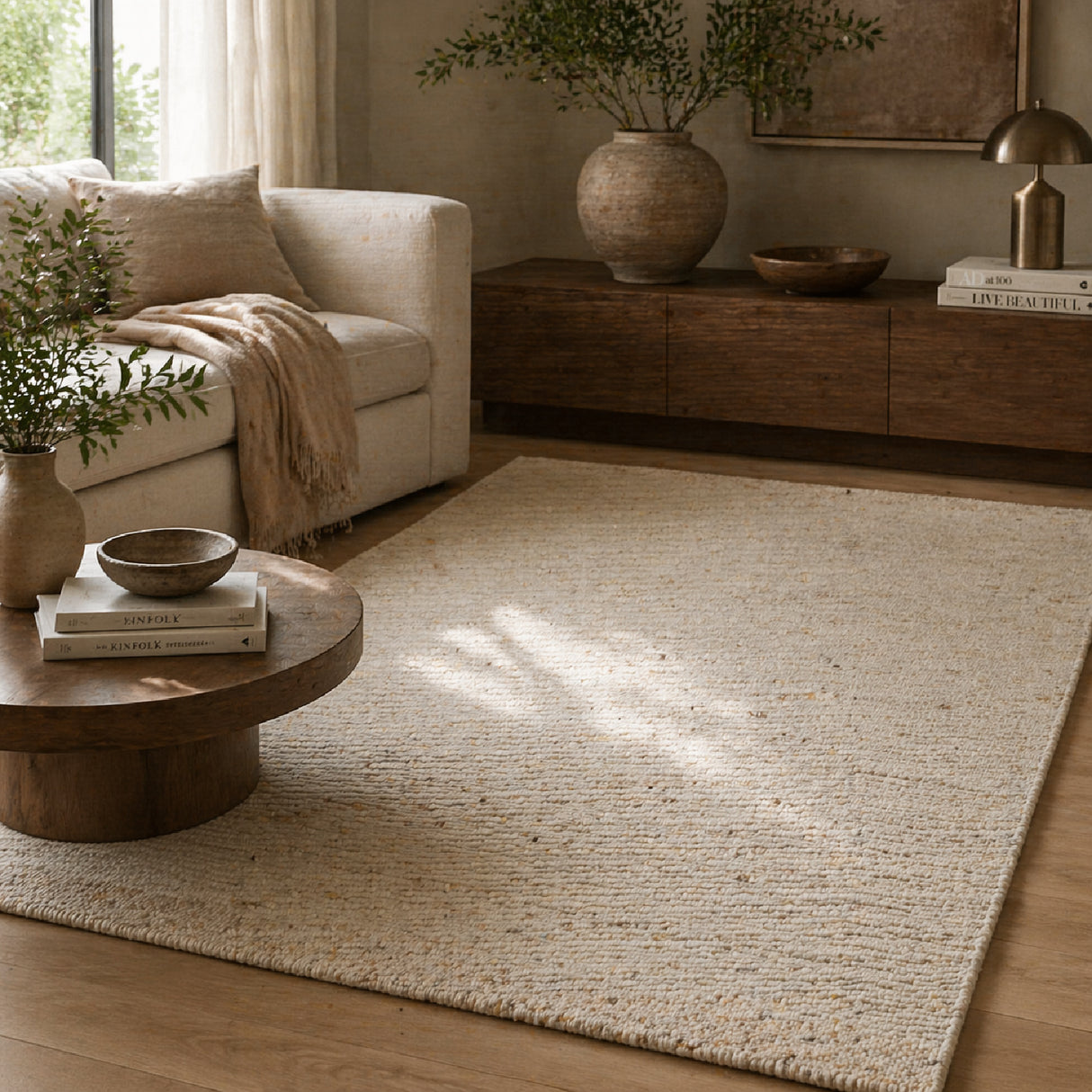 Wool Minimalist Rug 6' x 10' | Oroa.com