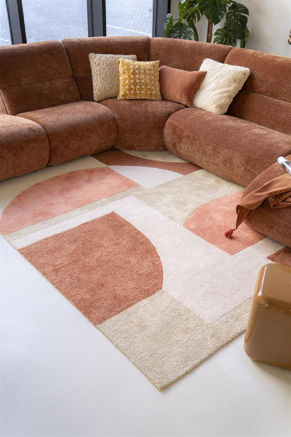 Patterned Wool Rug 6' x 10' | By-Boo Kazi | OROA.com