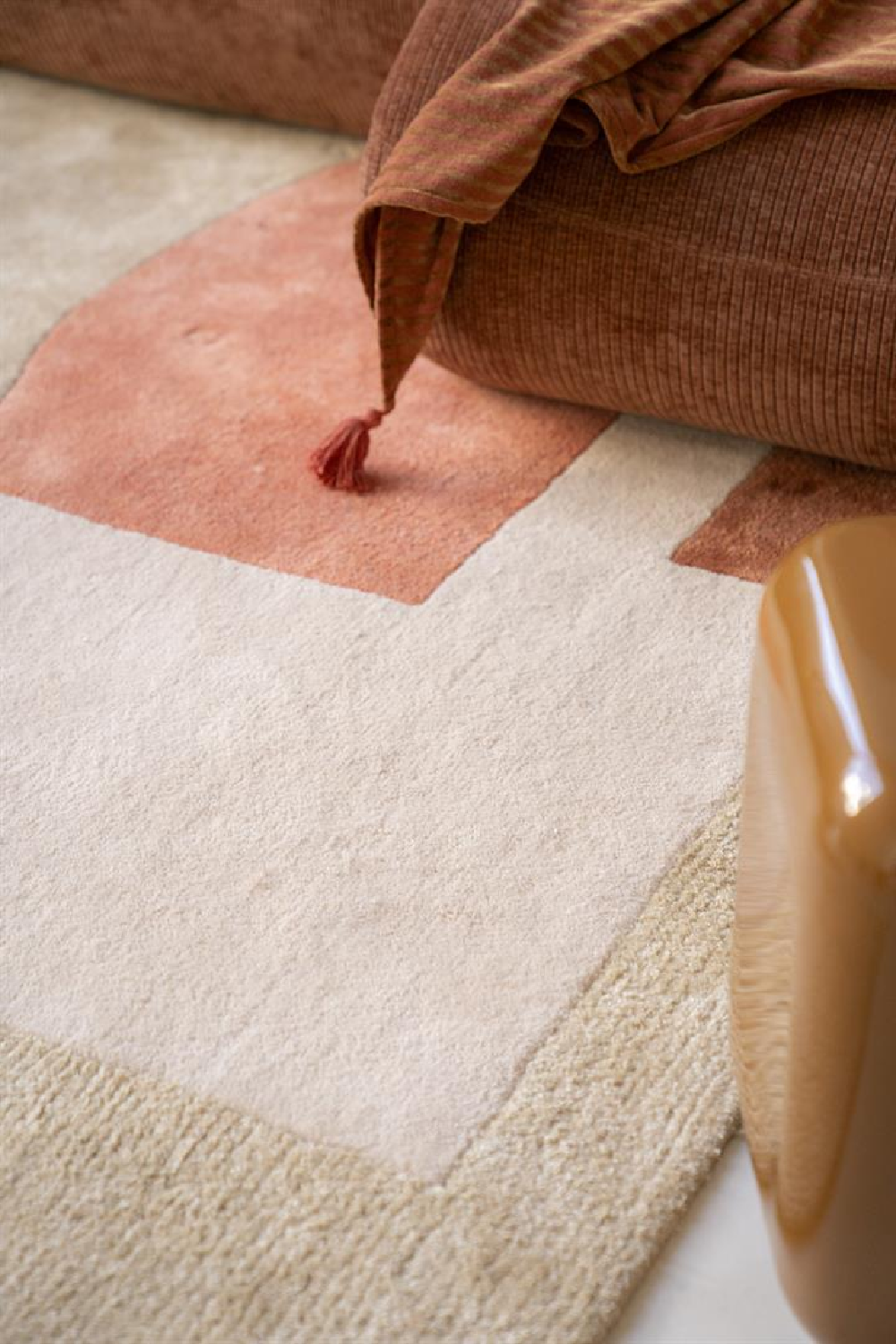 Patterned Wool Rug 6' x 10' | By-Boo Kazi | OROA.com