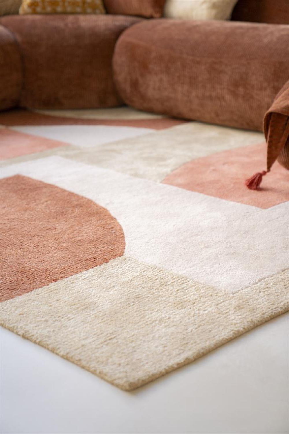 Patterned Wool Rug 6' x 10' | By-Boo Kazi | OROA.com