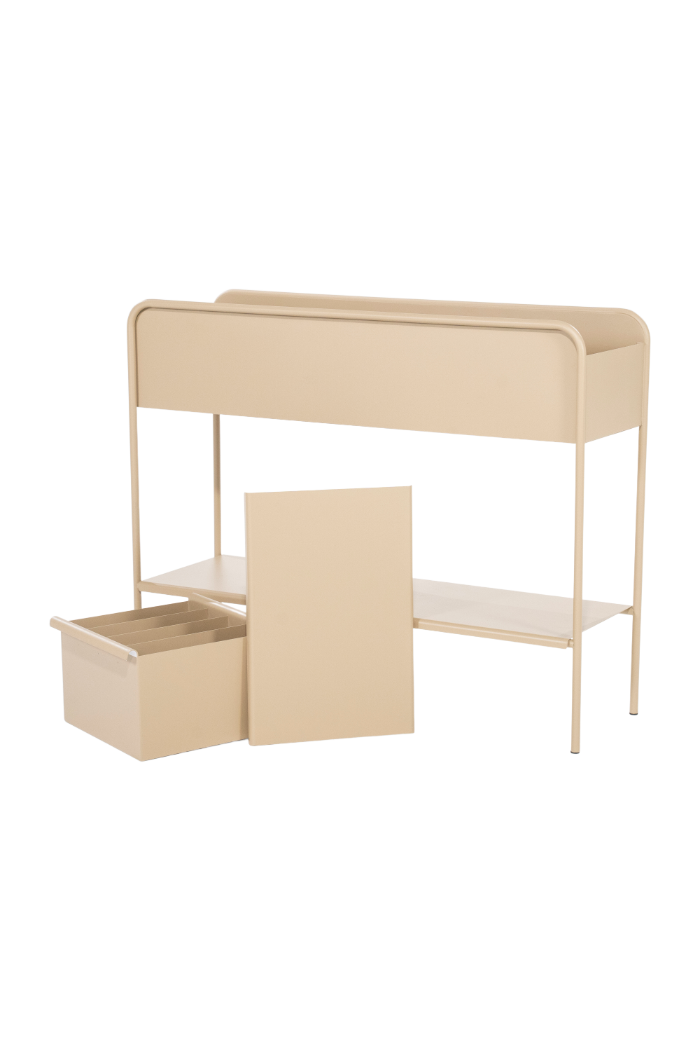 Beige Iron Console Table | By-Boo Will Be | OROA.com