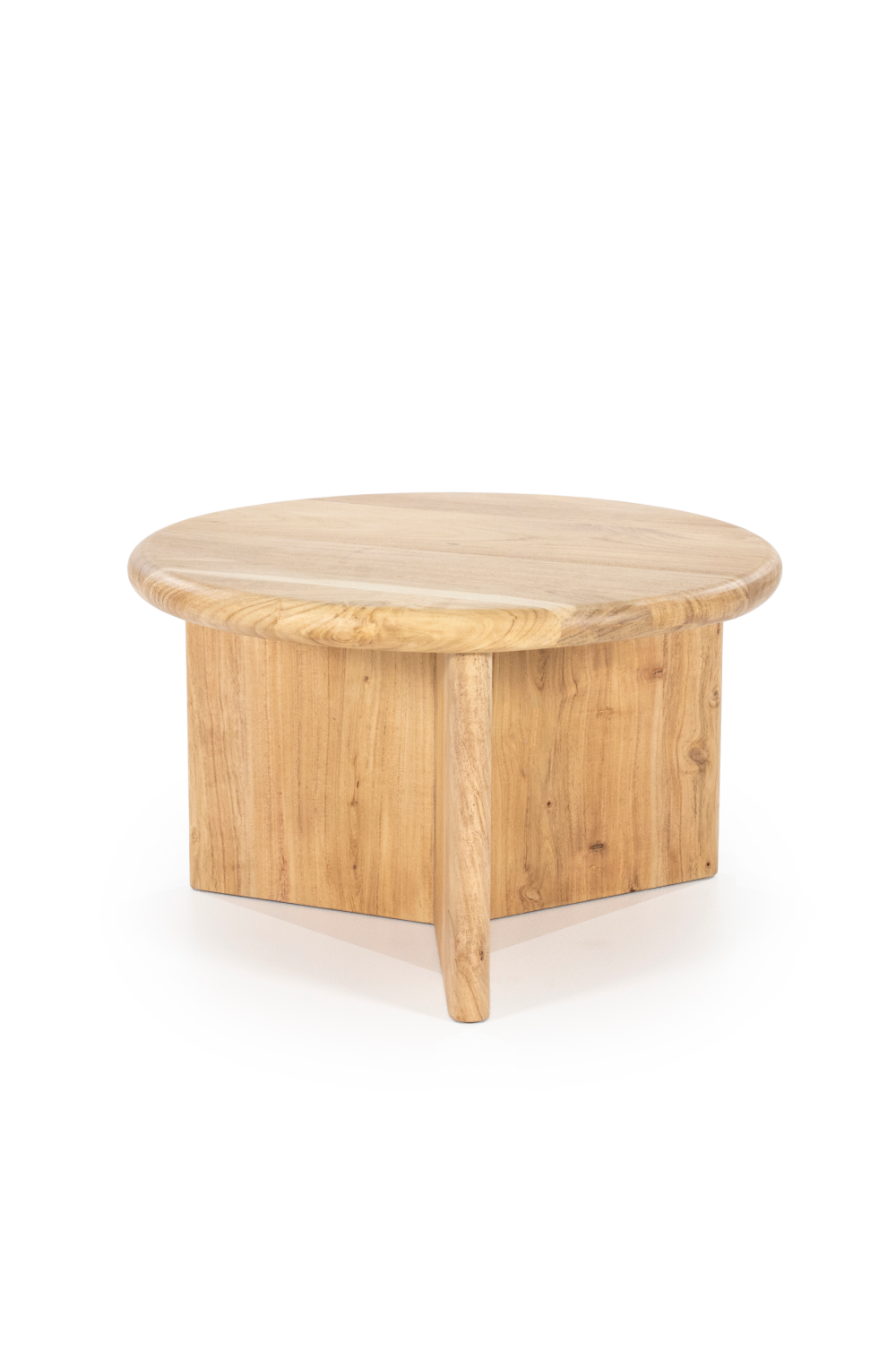 Round Wooden Coffee Table M | By-Boo Leoti | OROA.com