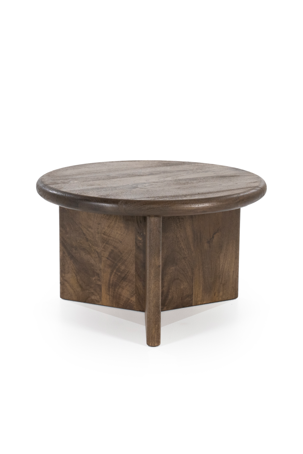 Round Wooden Coffee Table M | By-Boo Leoti | OROA.com