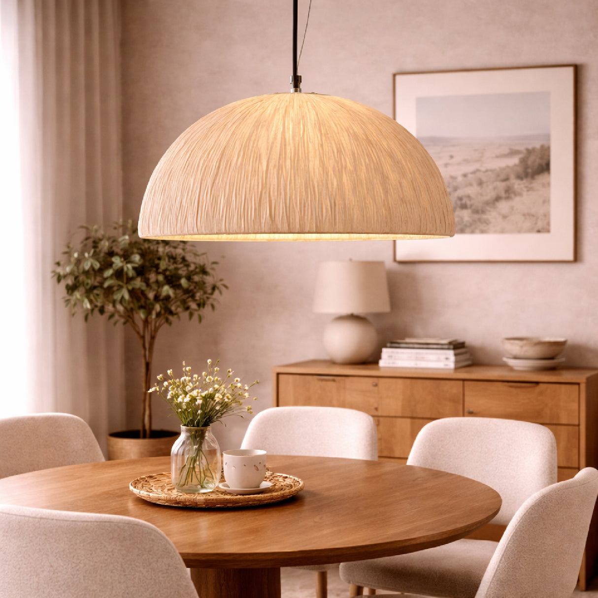 Handmade Paper Pendant Lamp | Oroa.com