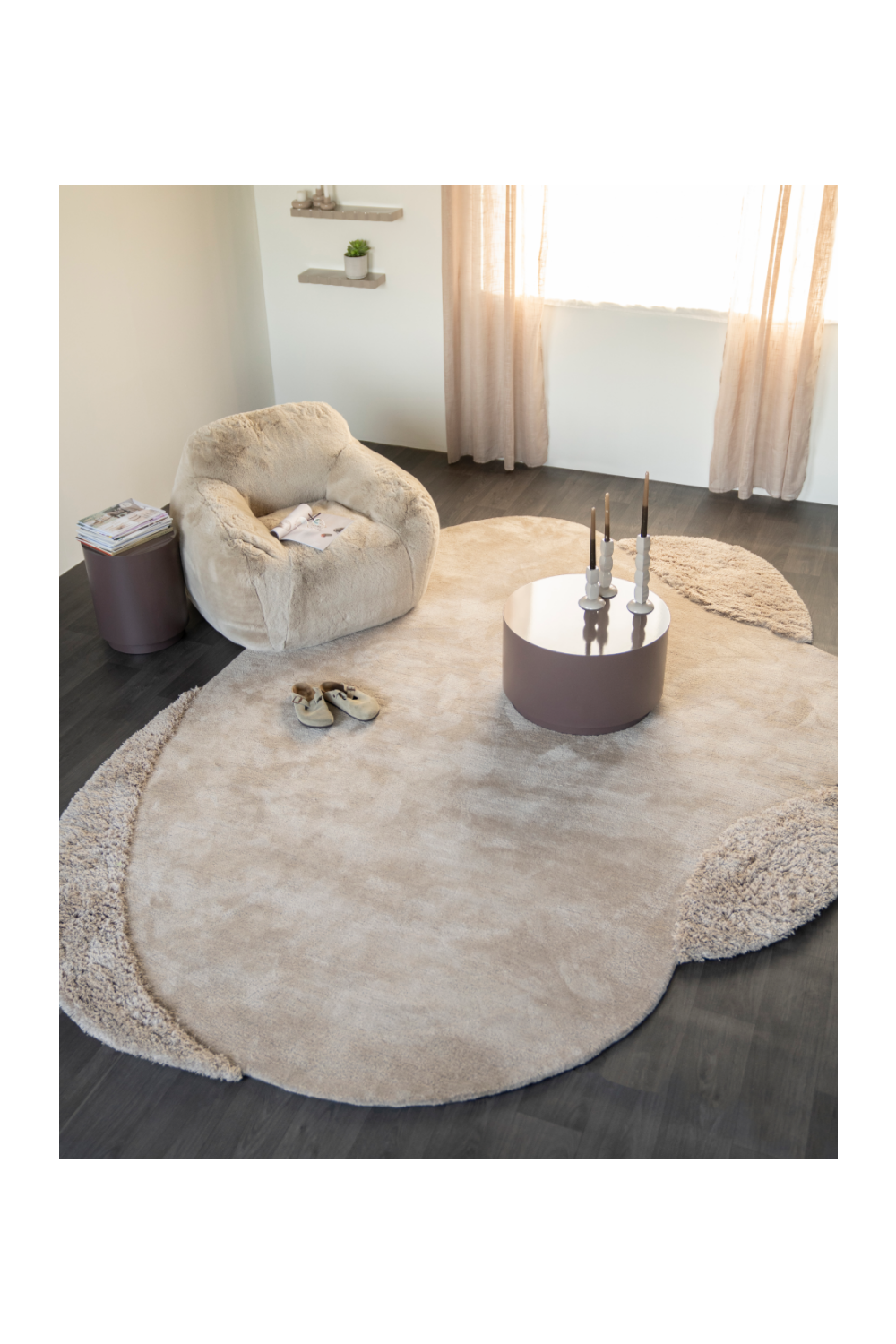 Round Iron Coffee Table | Oroa.com