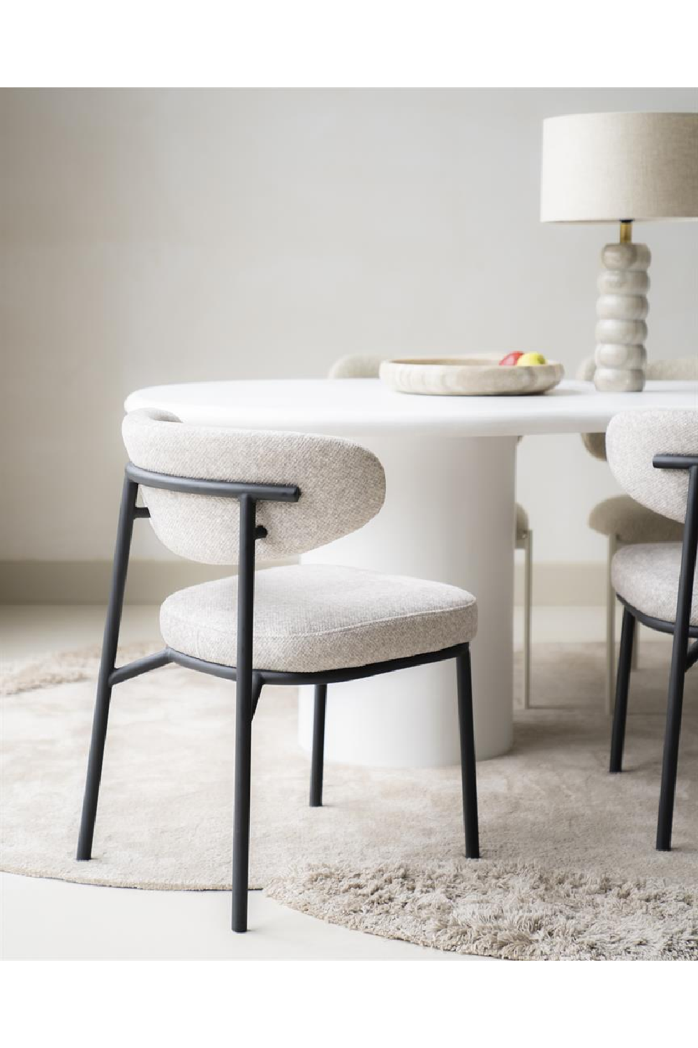 Fabric Padded Dining Chair | By-Boo Jari | OROA.com