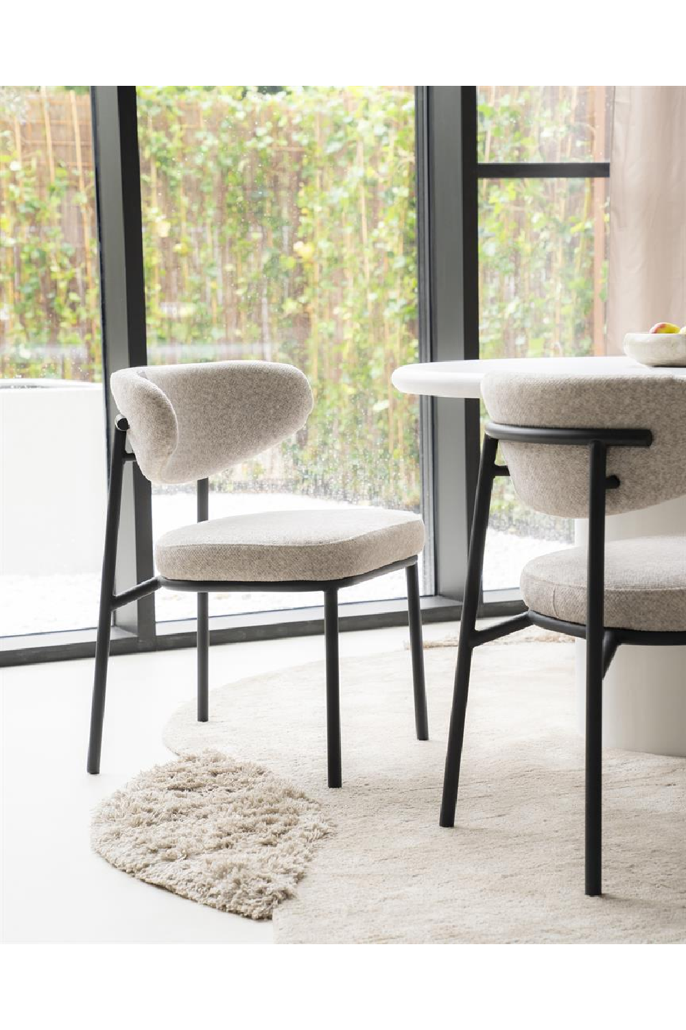 Fabric Padded Dining Chair | By-Boo Jari | OROA.com