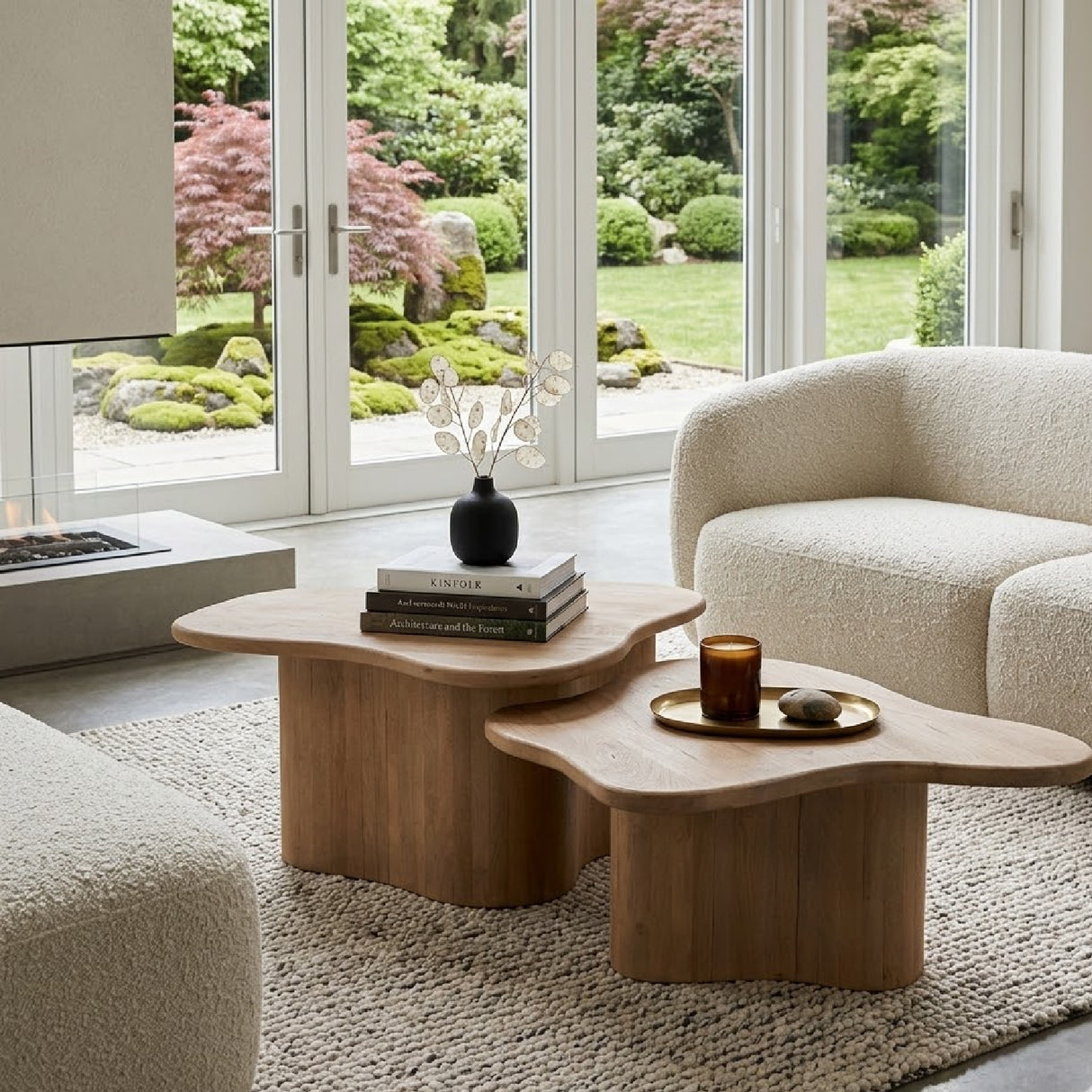 Mango Wood Organic Coffee Table (2) | Oroa.com
