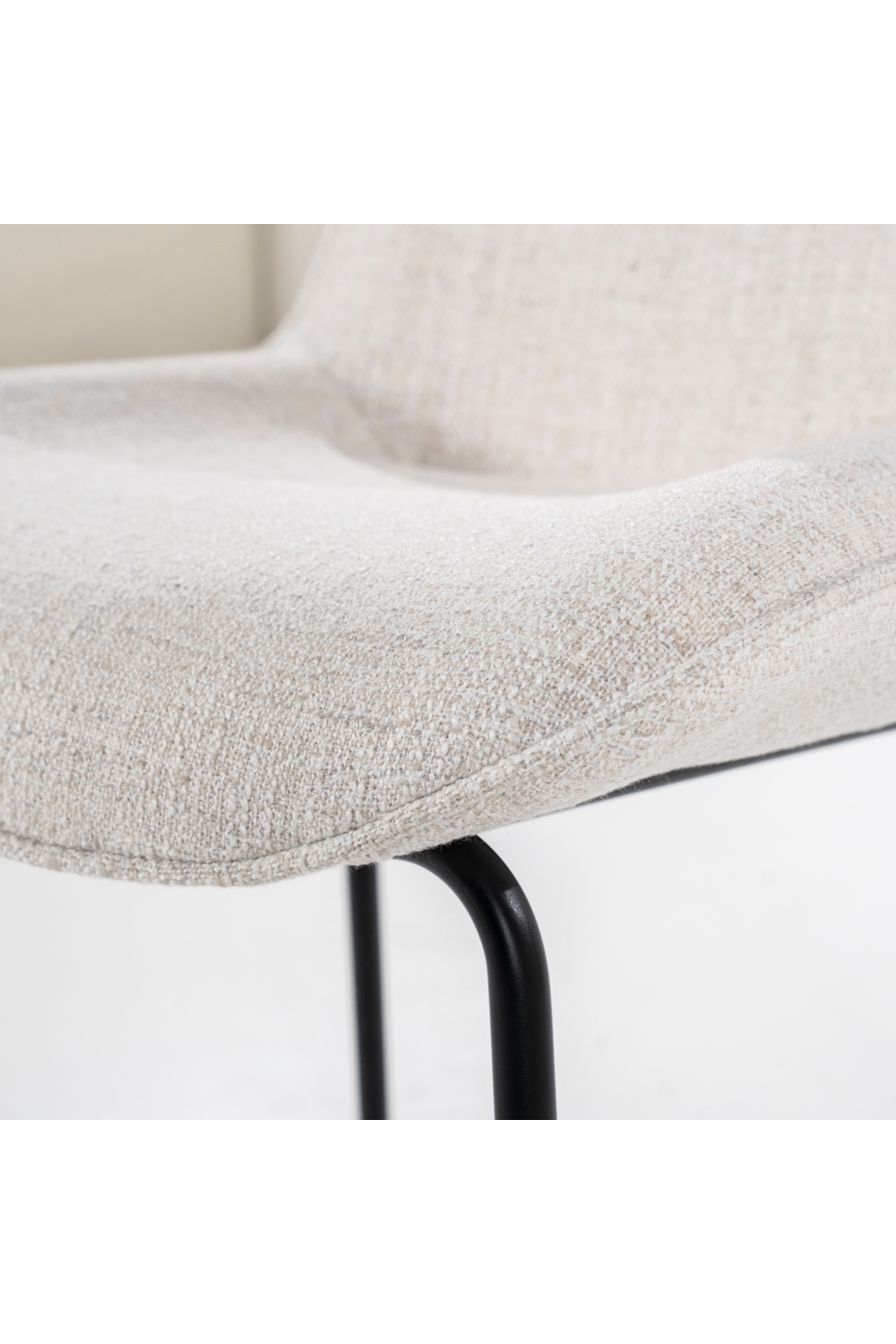 Minimalist Upholstered Dining Chairs (2) | By-Boo Base | OROA.com