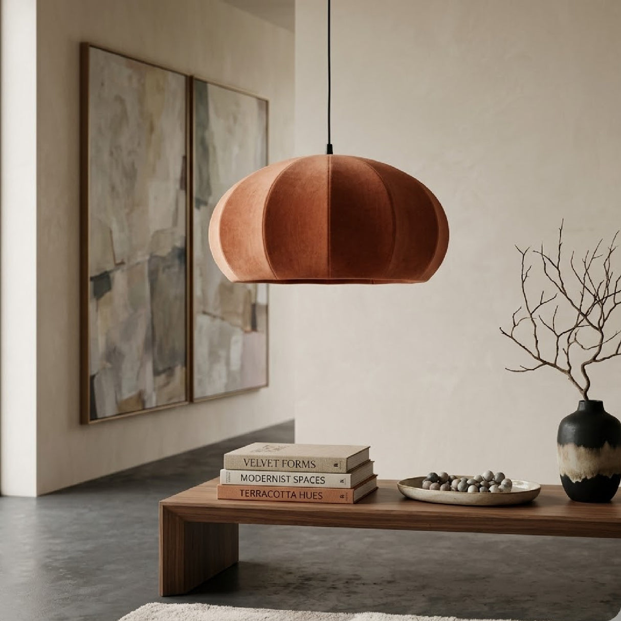 Colored Cotton Pendant Lamp | Oroa.com