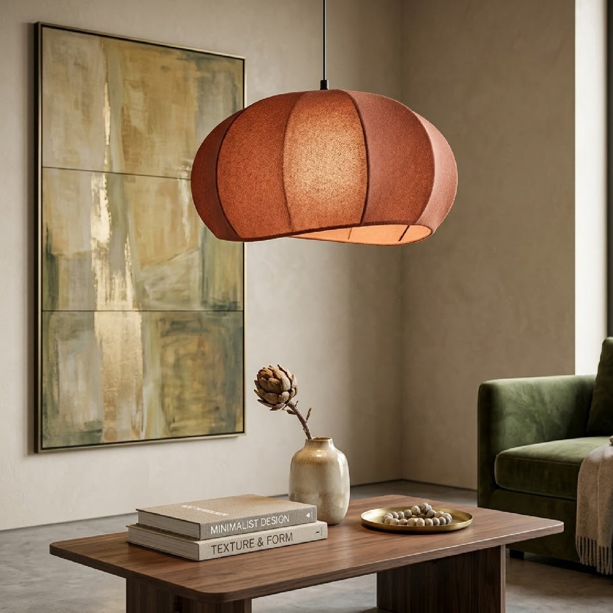Colored Cotton Pendant Lamp | Oroa.com
