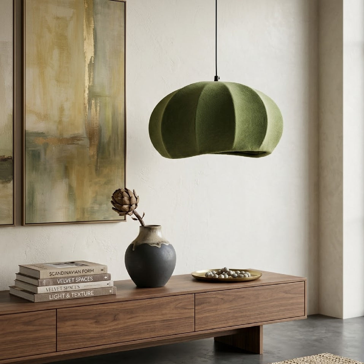 Colored Cotton Pendant Lamp | Oroa.com