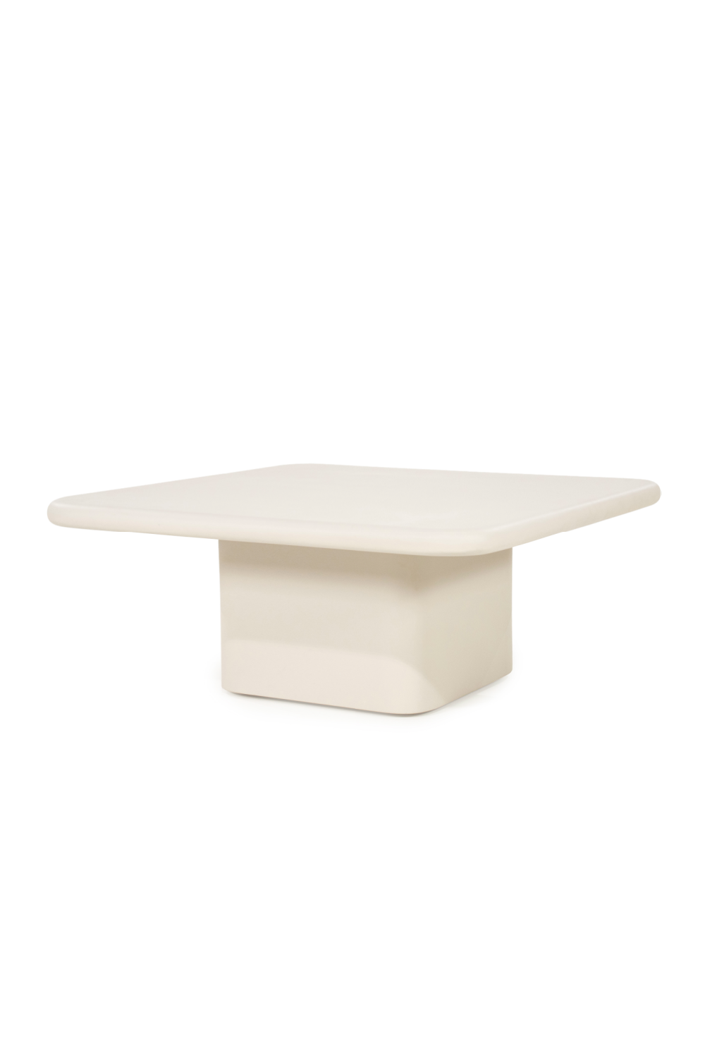 Lacquered Cement Square Coffee Table | By-Boo Siminto | OROA.com